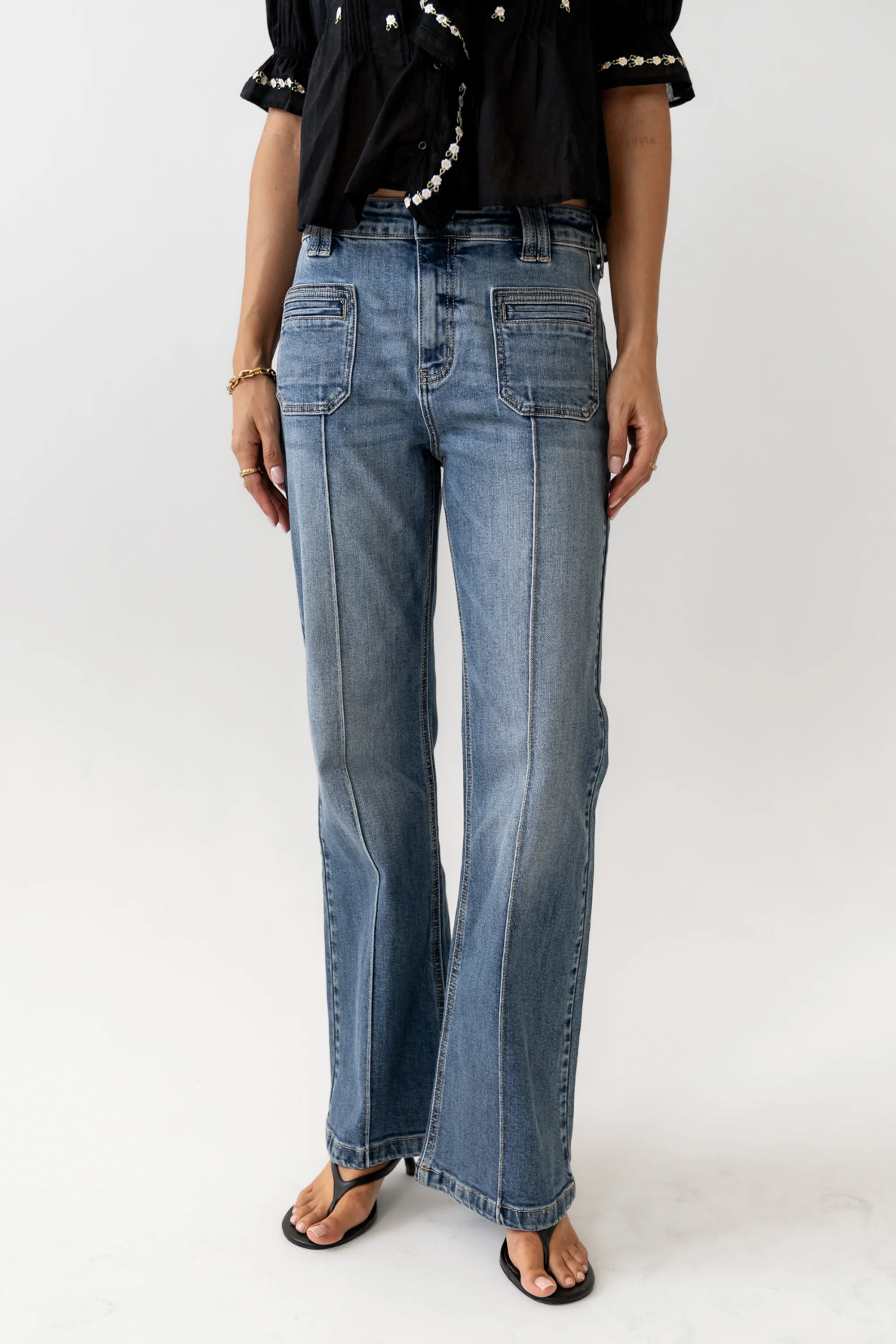 Adele Straight Leg Jeans - Image 2
