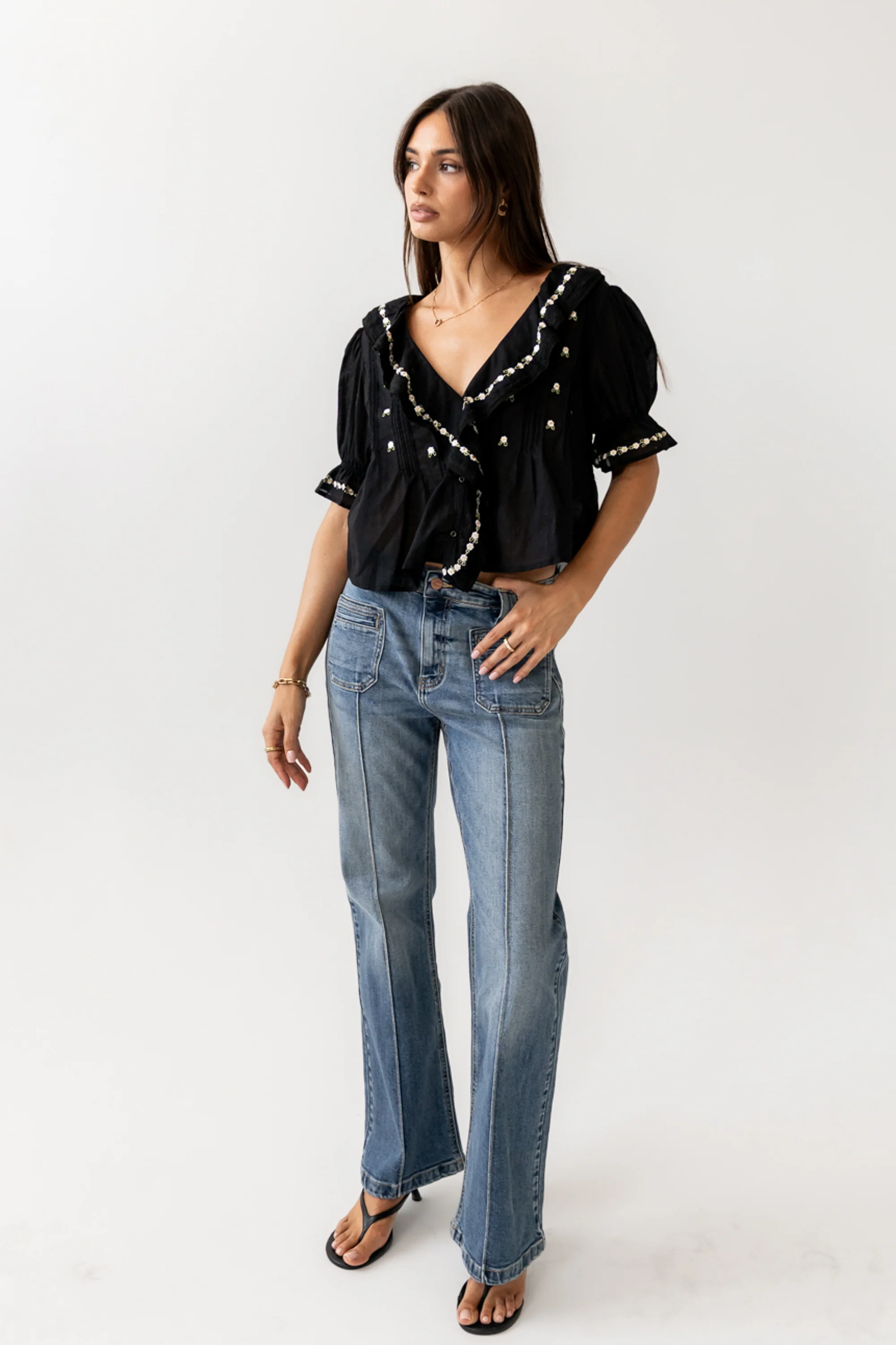 Adele Straight Leg Jeans - Image 3