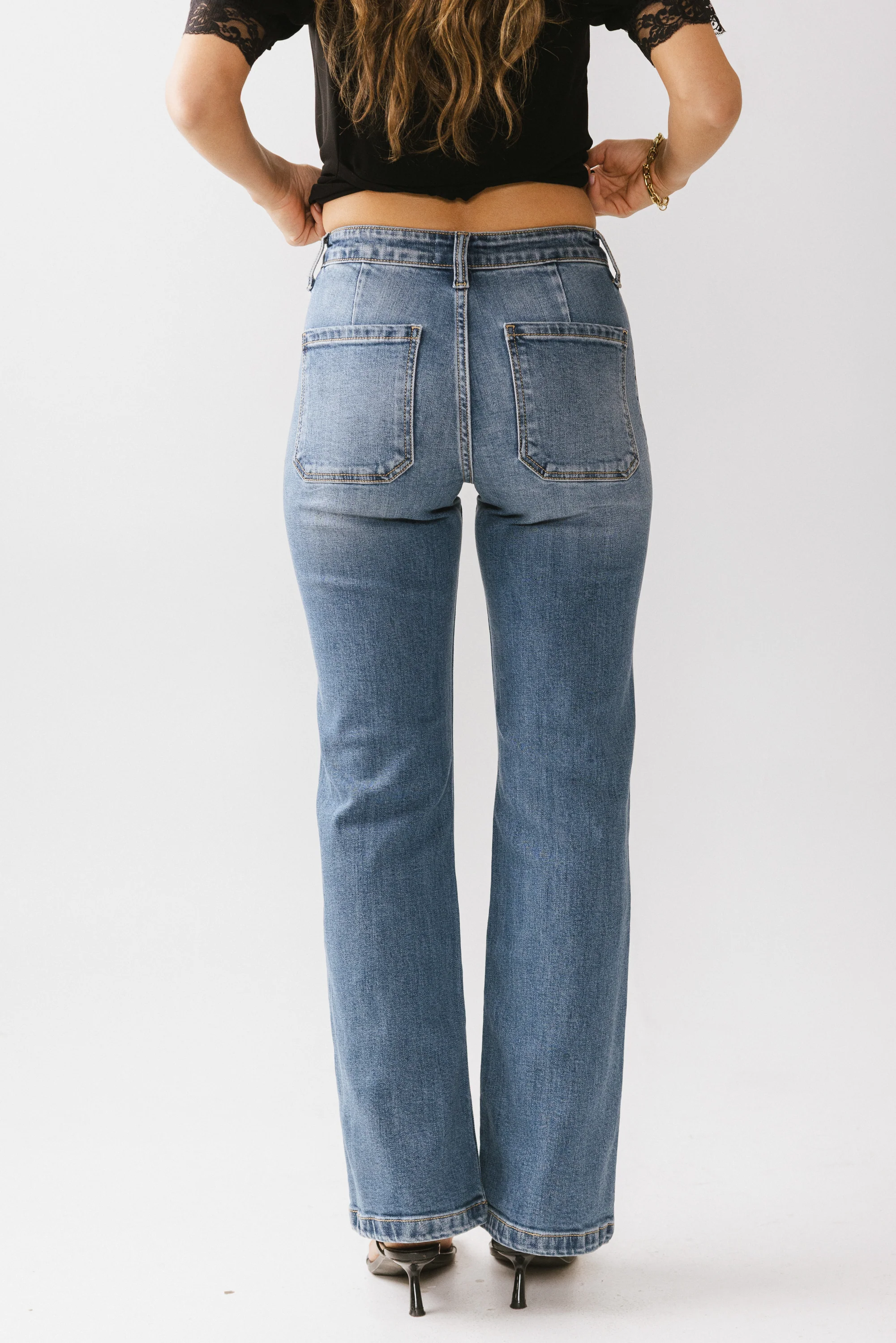 Adele Straight Leg Jeans - Image 4
