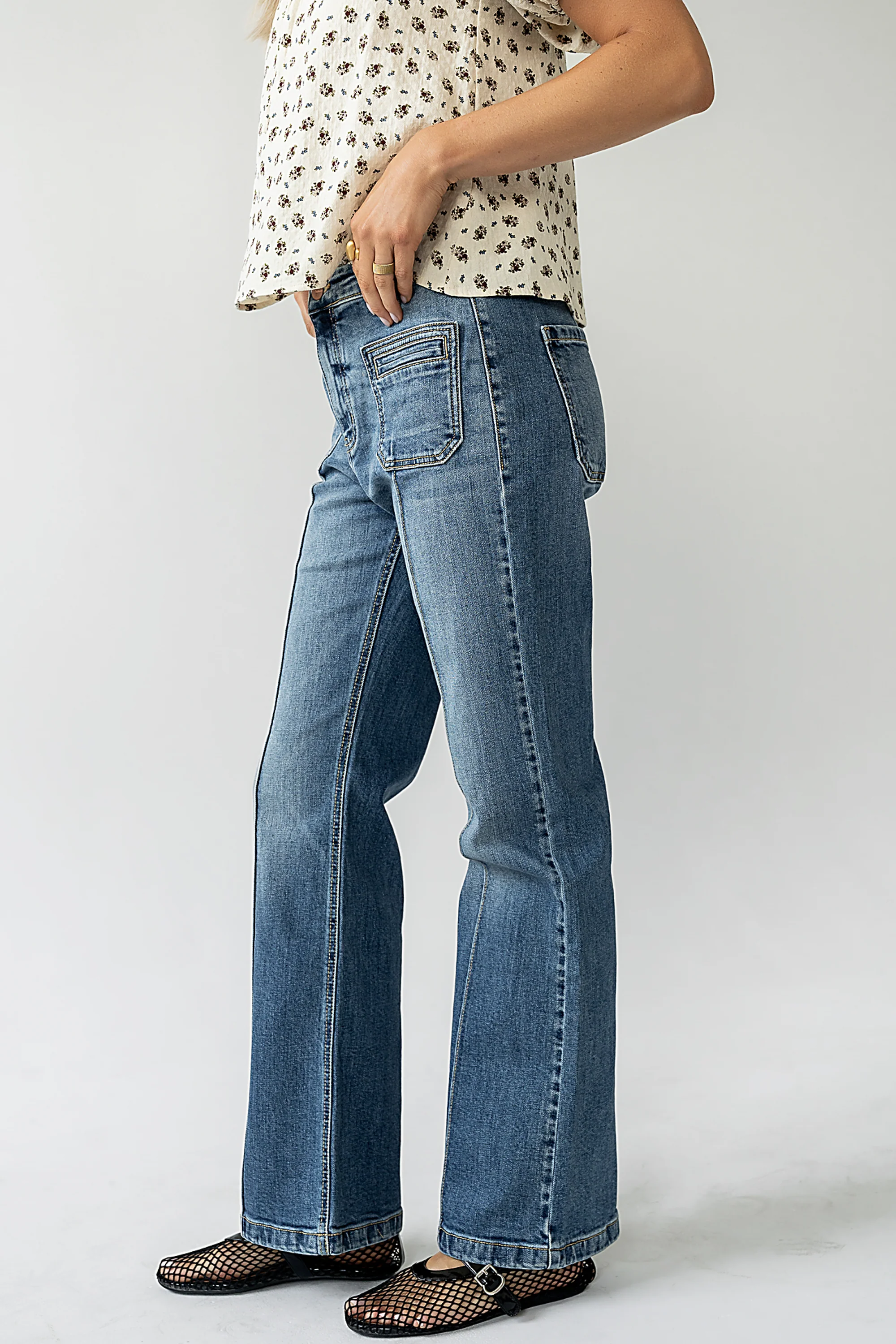 Adele Straight Leg Jeans - Image 6