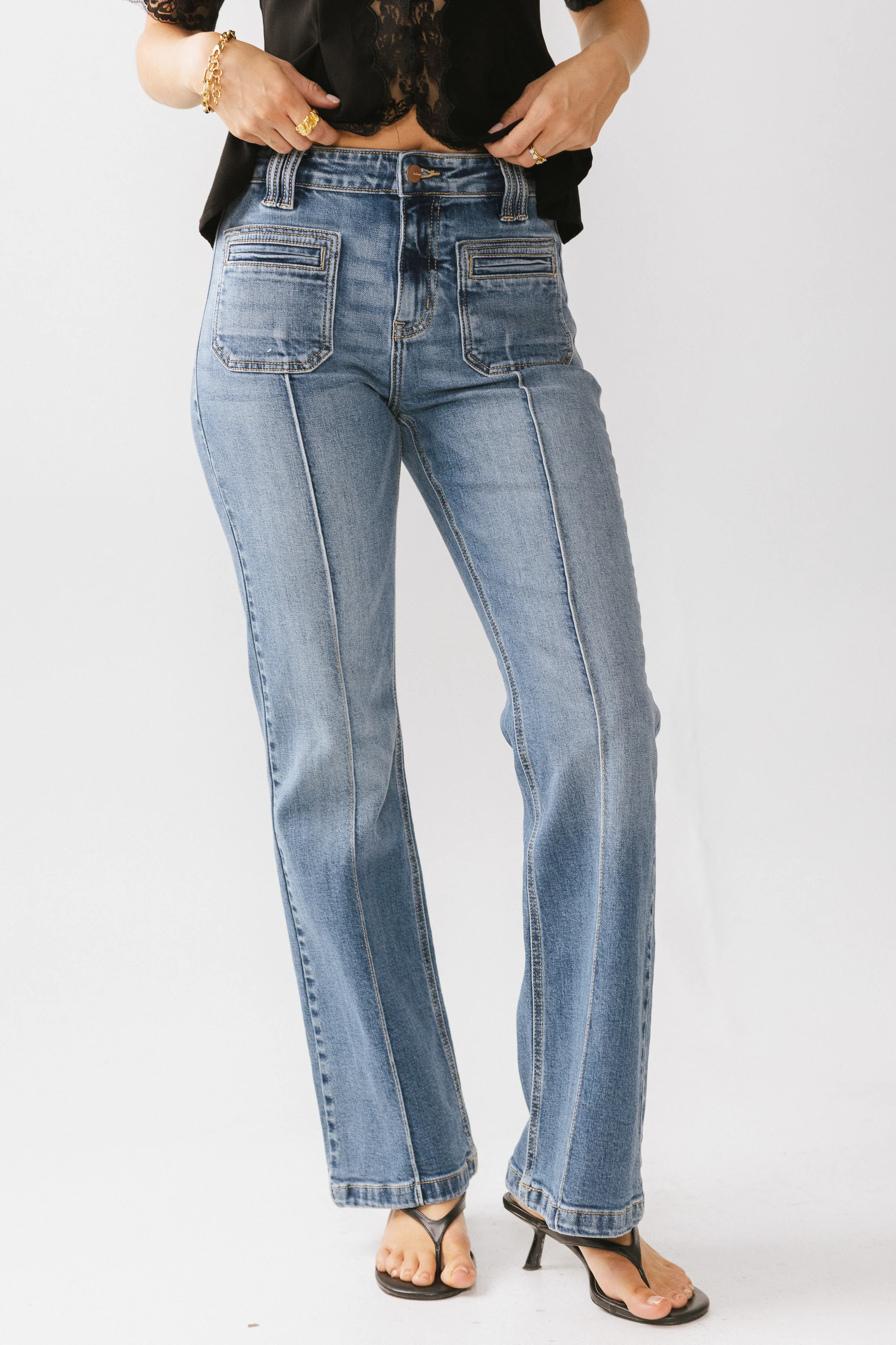 Adele Straight Leg Jeans - Image 7