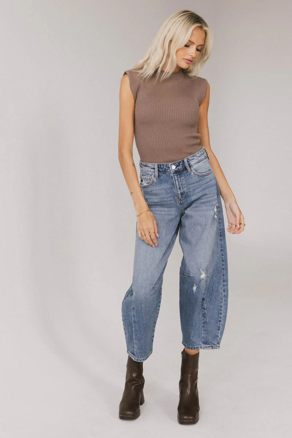 Aira Sweater in Natural - FINAL SALE - Image 5