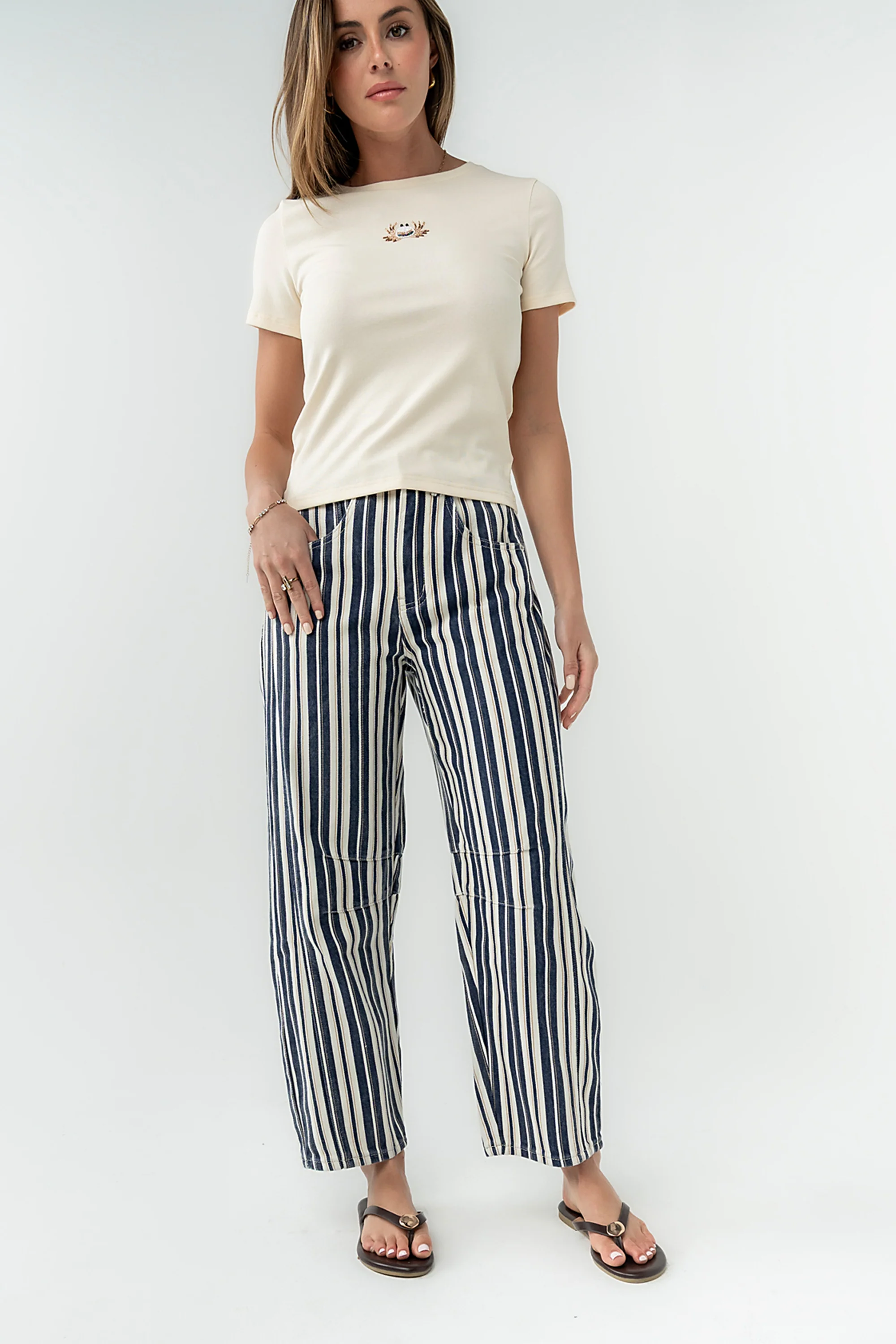 Lisette Barrel Jeans in Multi - Image 6