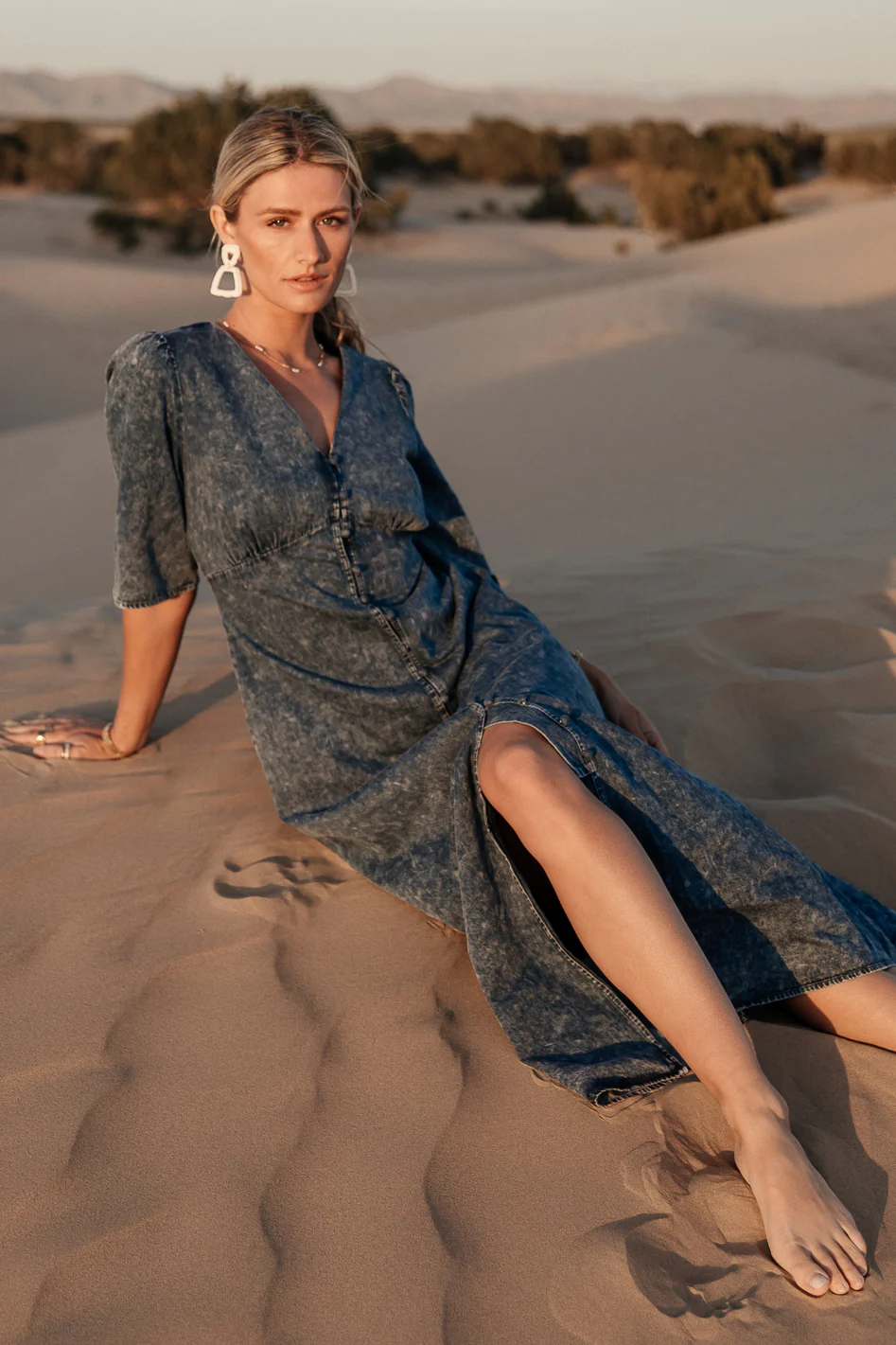 Alayna Button Up Dress - FINAL SALE - Image 5