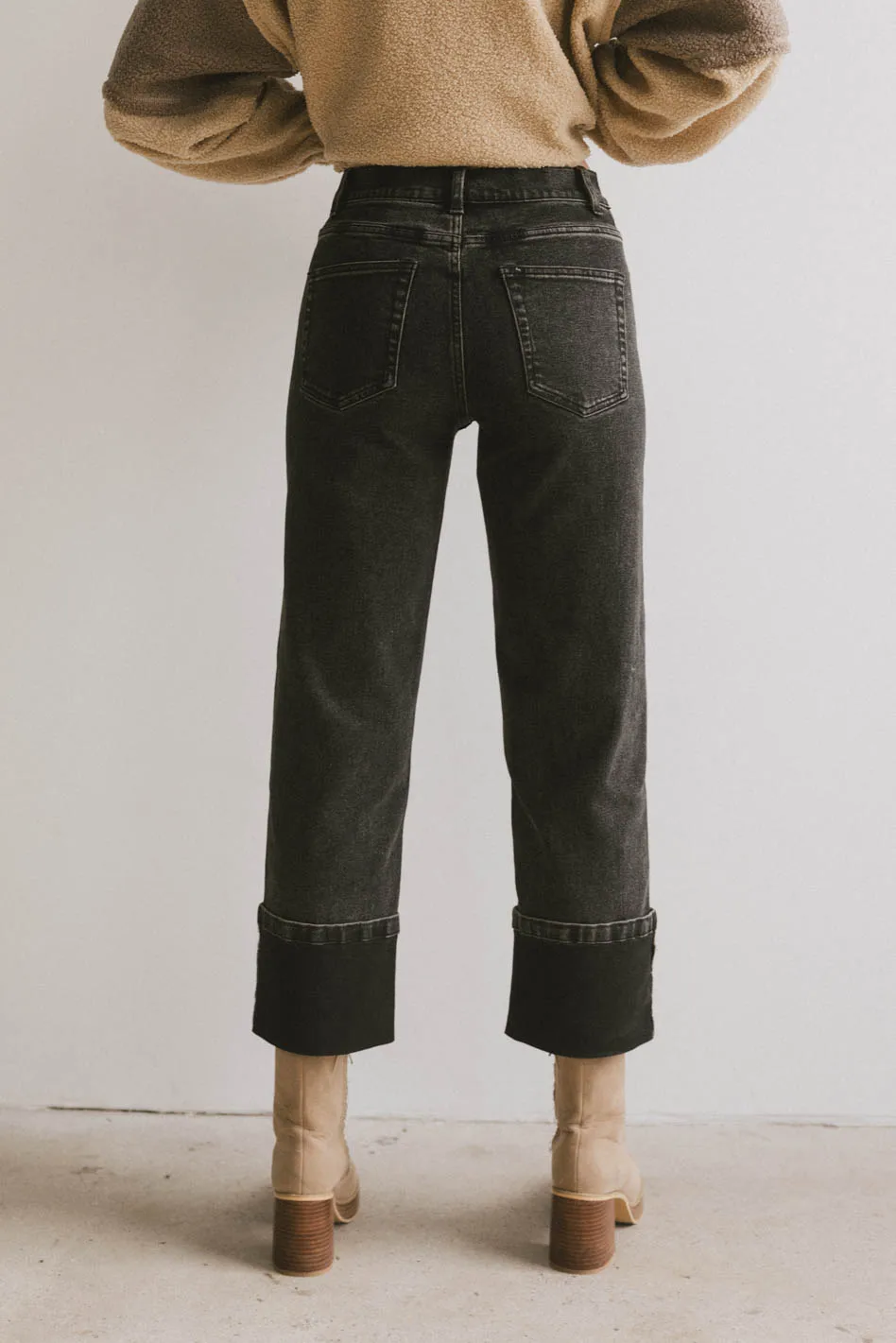 Alcott Cuffed Straight Leg Jeans - FINAL SALE - Image 6