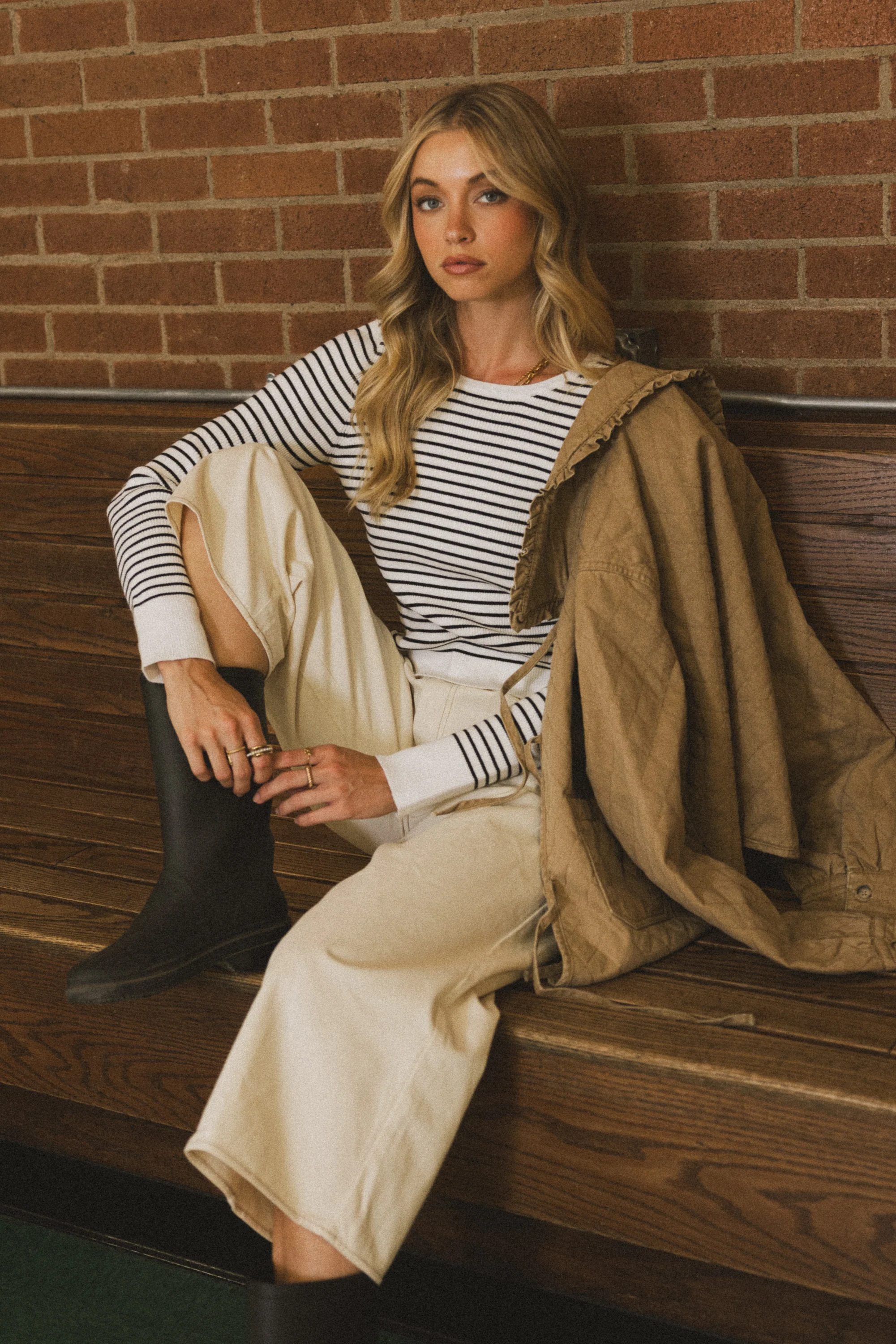 Alexa Striped Sweater - Image 3