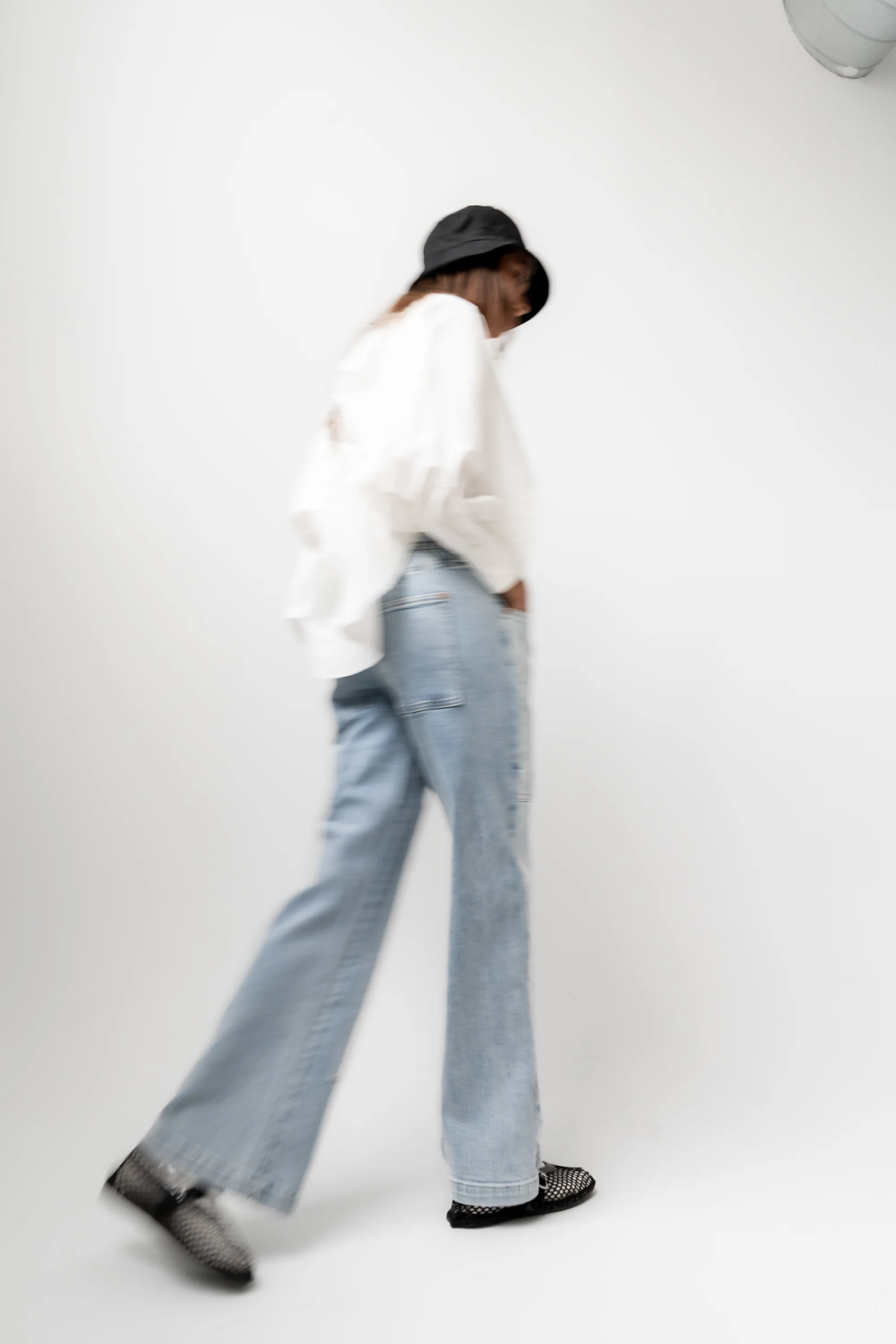 Alice Patchwork Wide Leg Jeans - FINAL SALE - Image 6