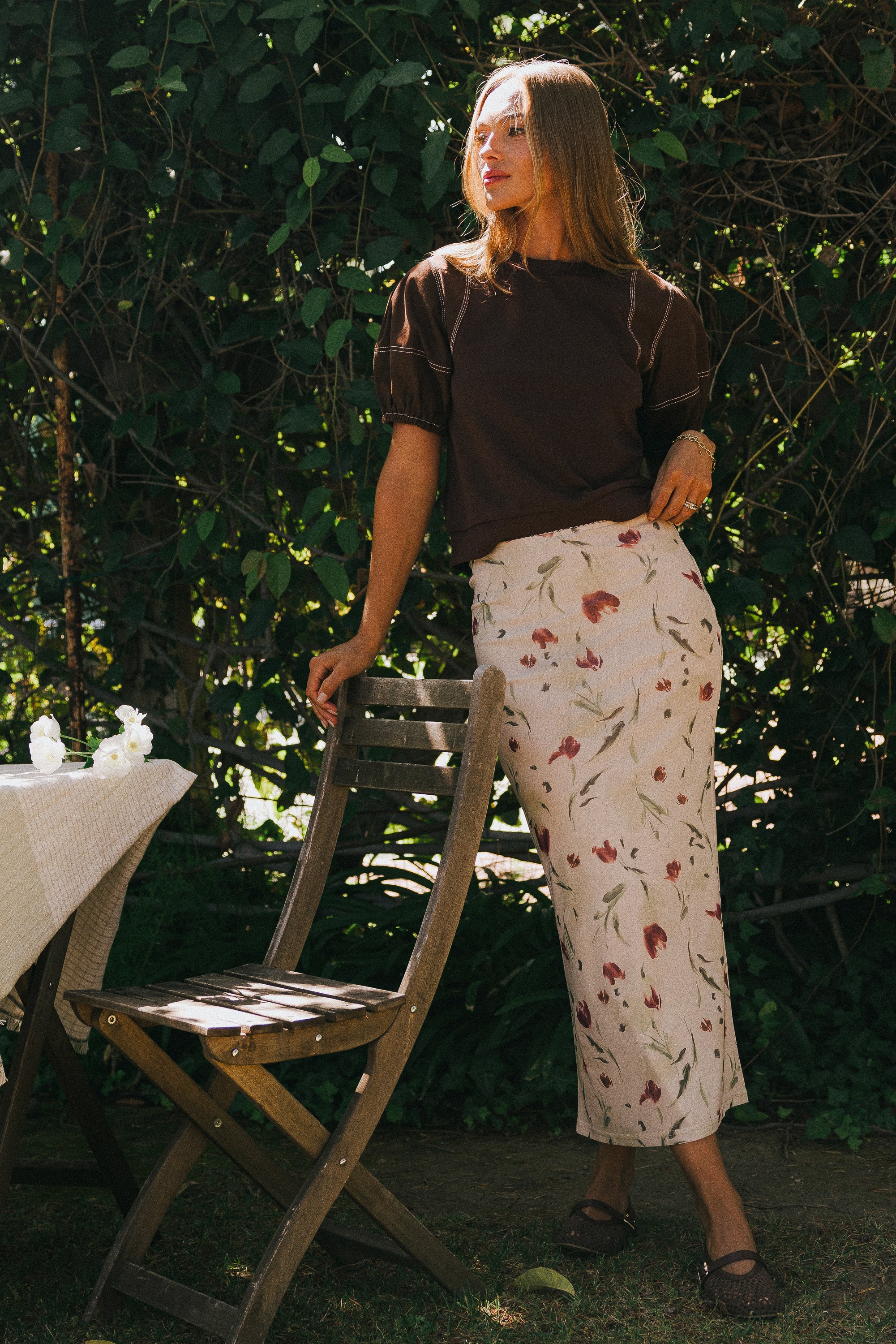 Alison Floral Maxi Skirt - Image 4