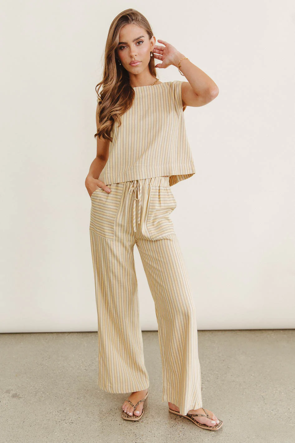 Alix Striped Tank Top - FINAL SALE - Image 4