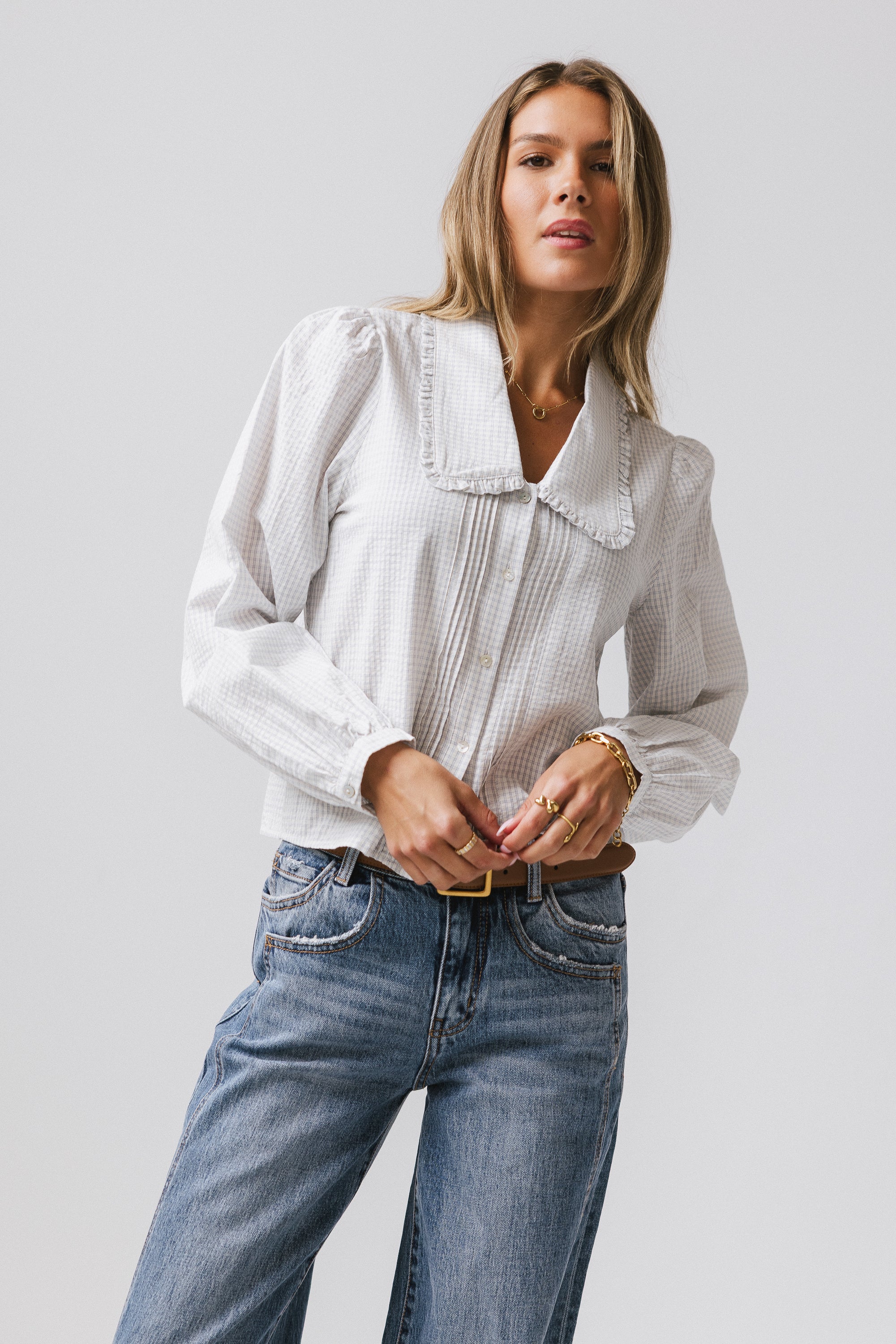 Allena Plaid Button Up - Image 4