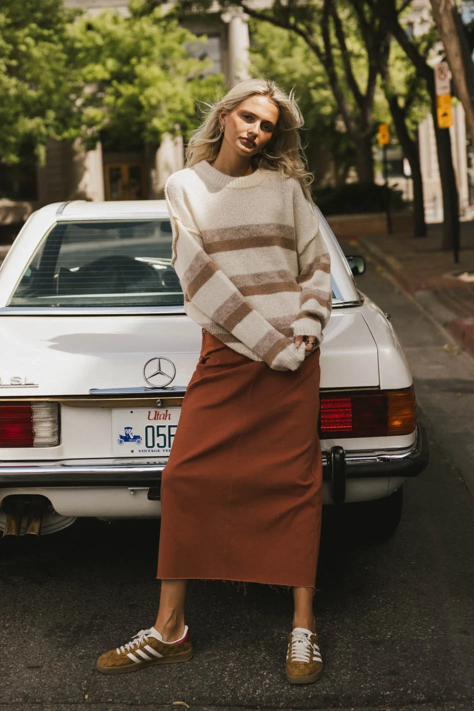 Allurah Striped Sweater - FINAL SALE - Image 5