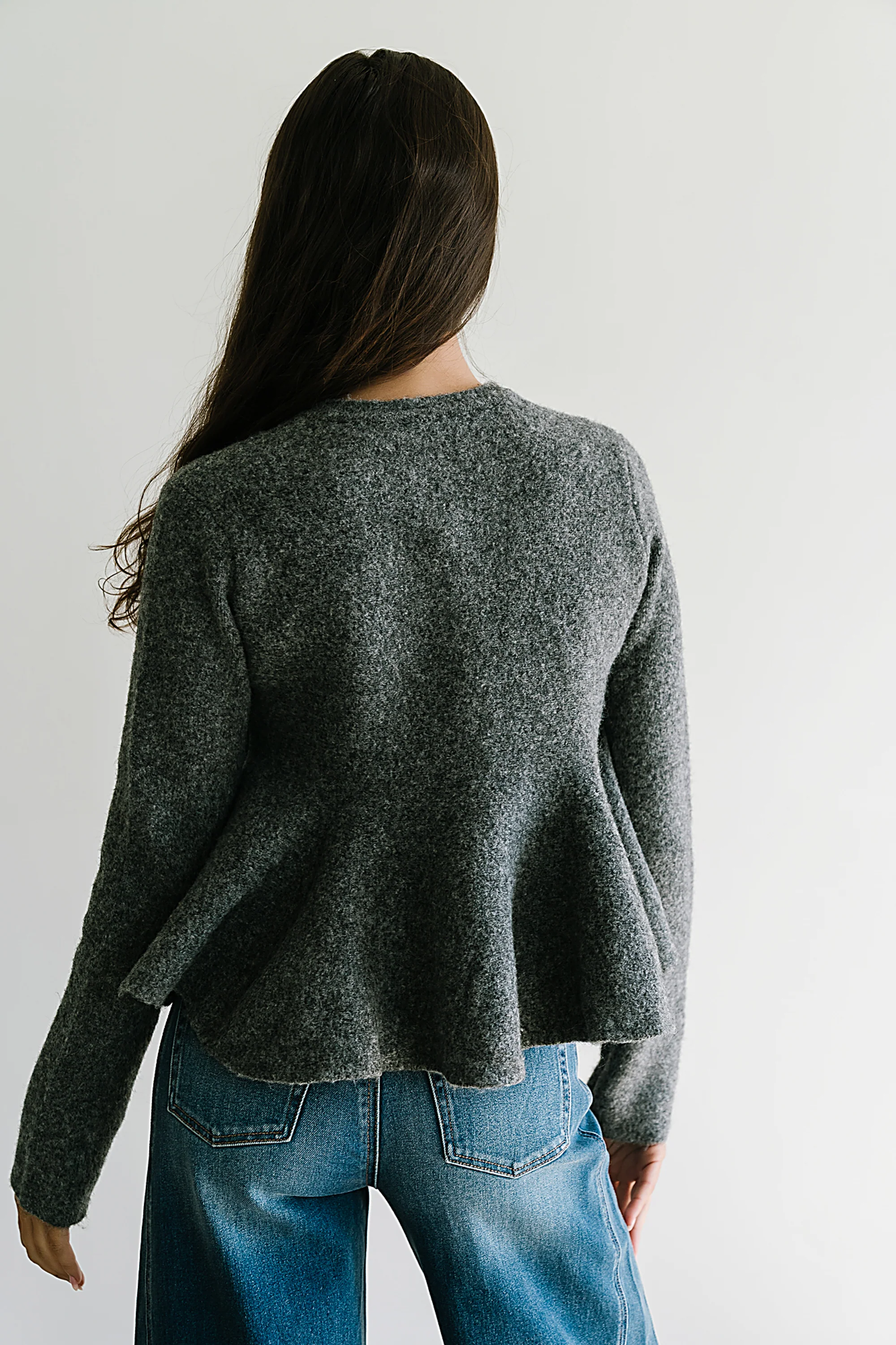 Ally Peplum Sweater - FINAL SALE - Image 2