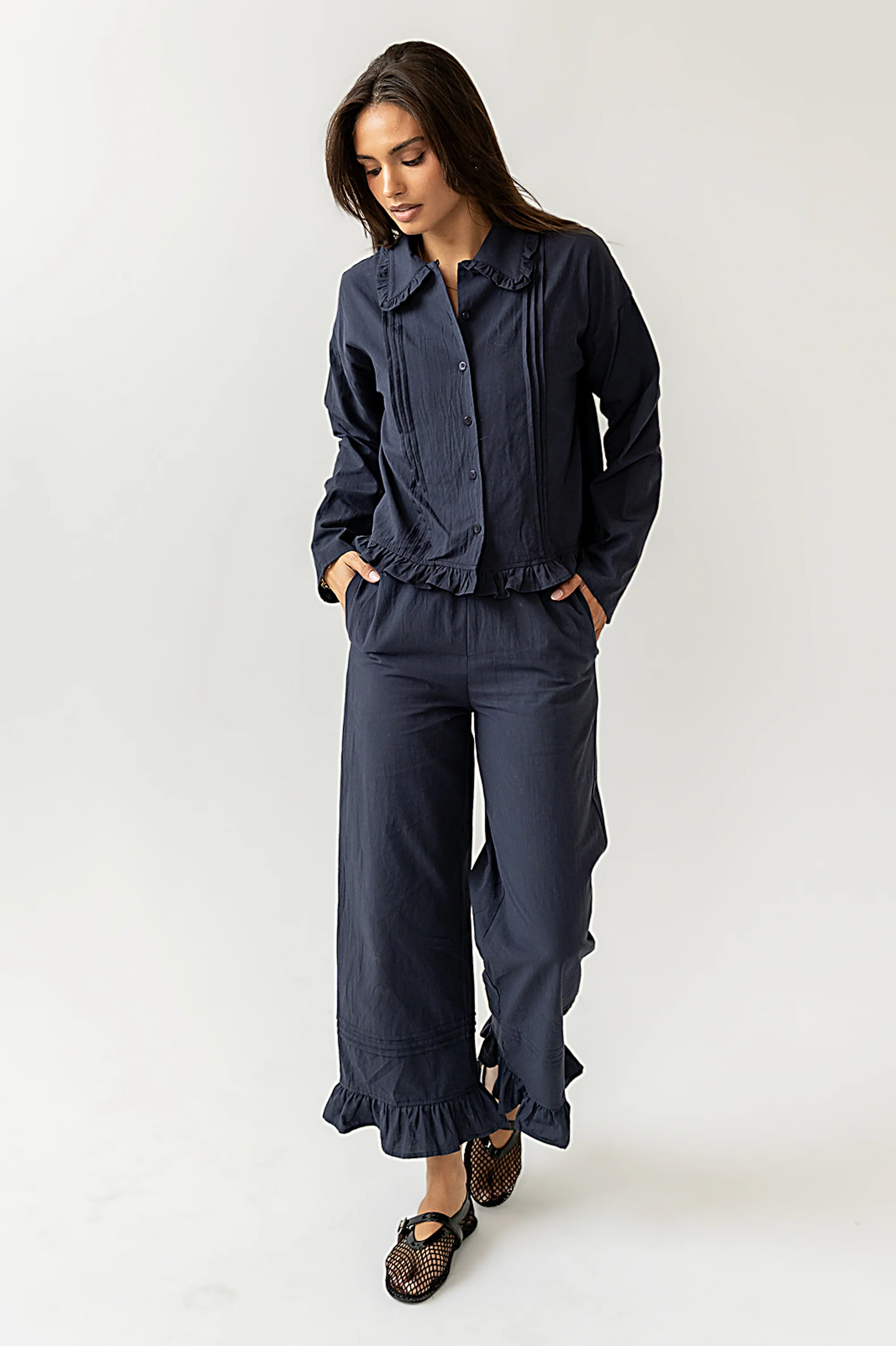 Alora Collared Blouse - Image 3