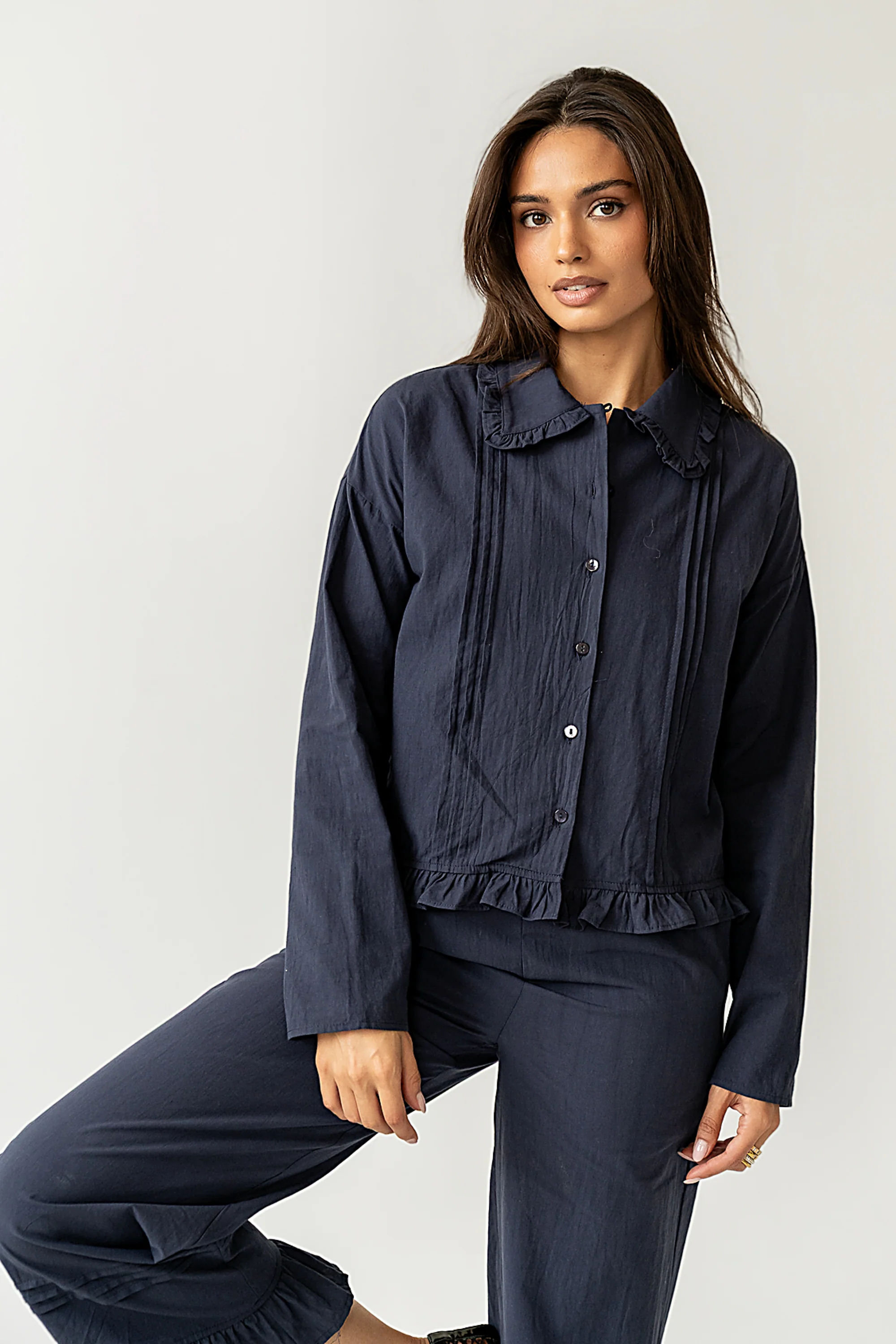 Alora Collared Blouse - Image 7