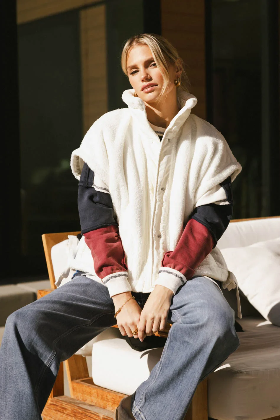 Alyssa Sherpa Vest - FINAL SALE - Image 2