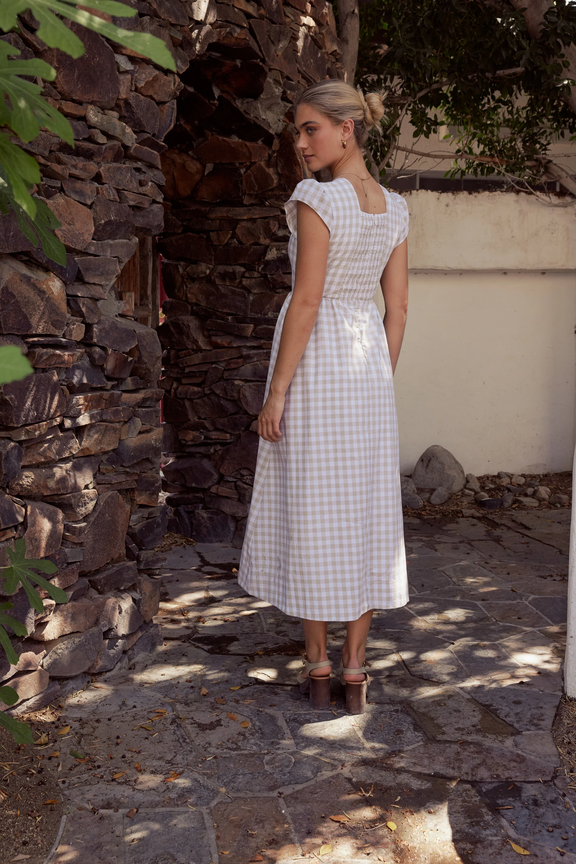 Amani Plaid Maxi Dress - FINAL SALE - Image 9