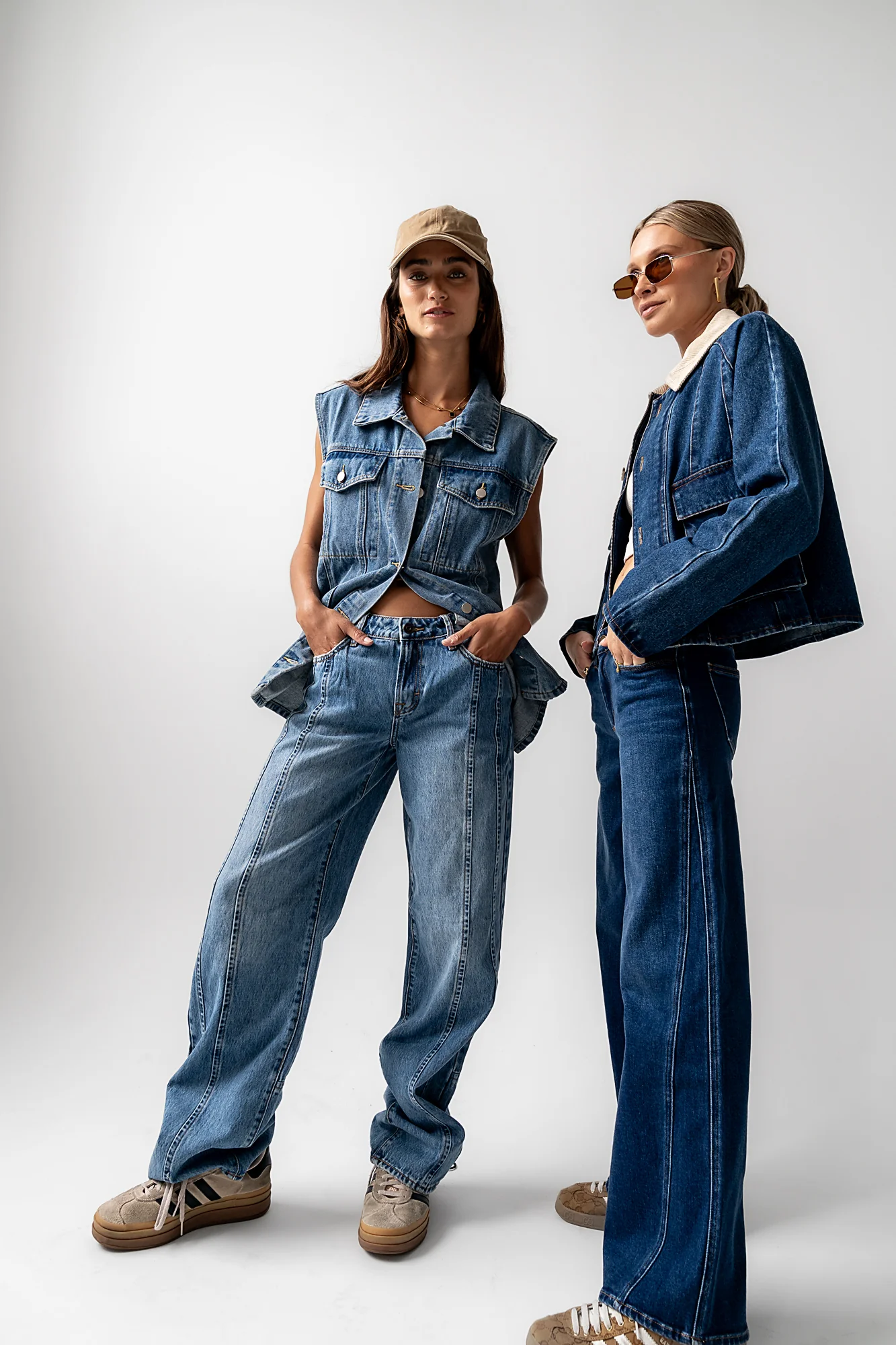 Amina Relaxed Wide Leg Jeans - FINAL SALE - Image 2