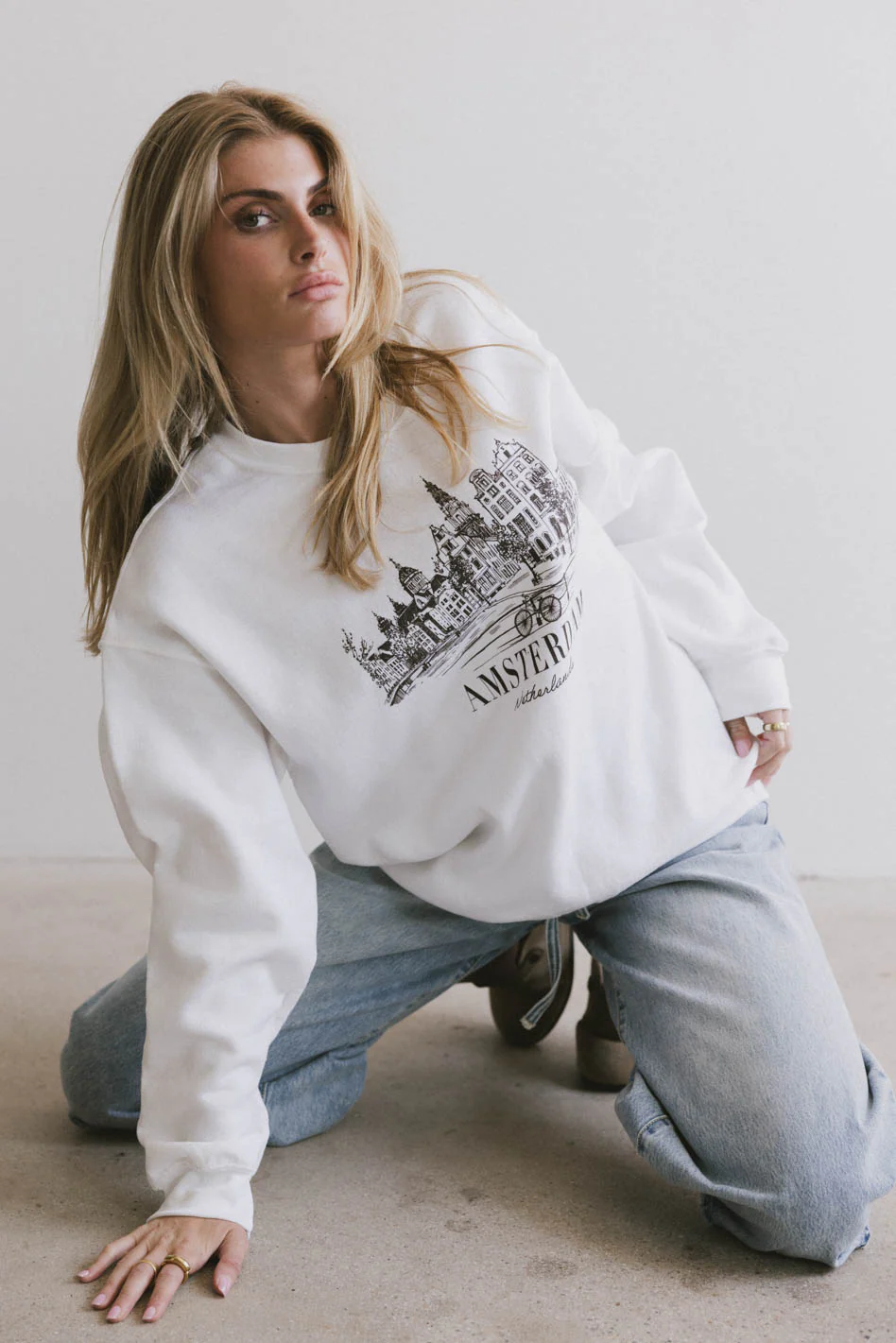 Amsterdam Cityscape Crewneck - FINAL SALE - Image 3