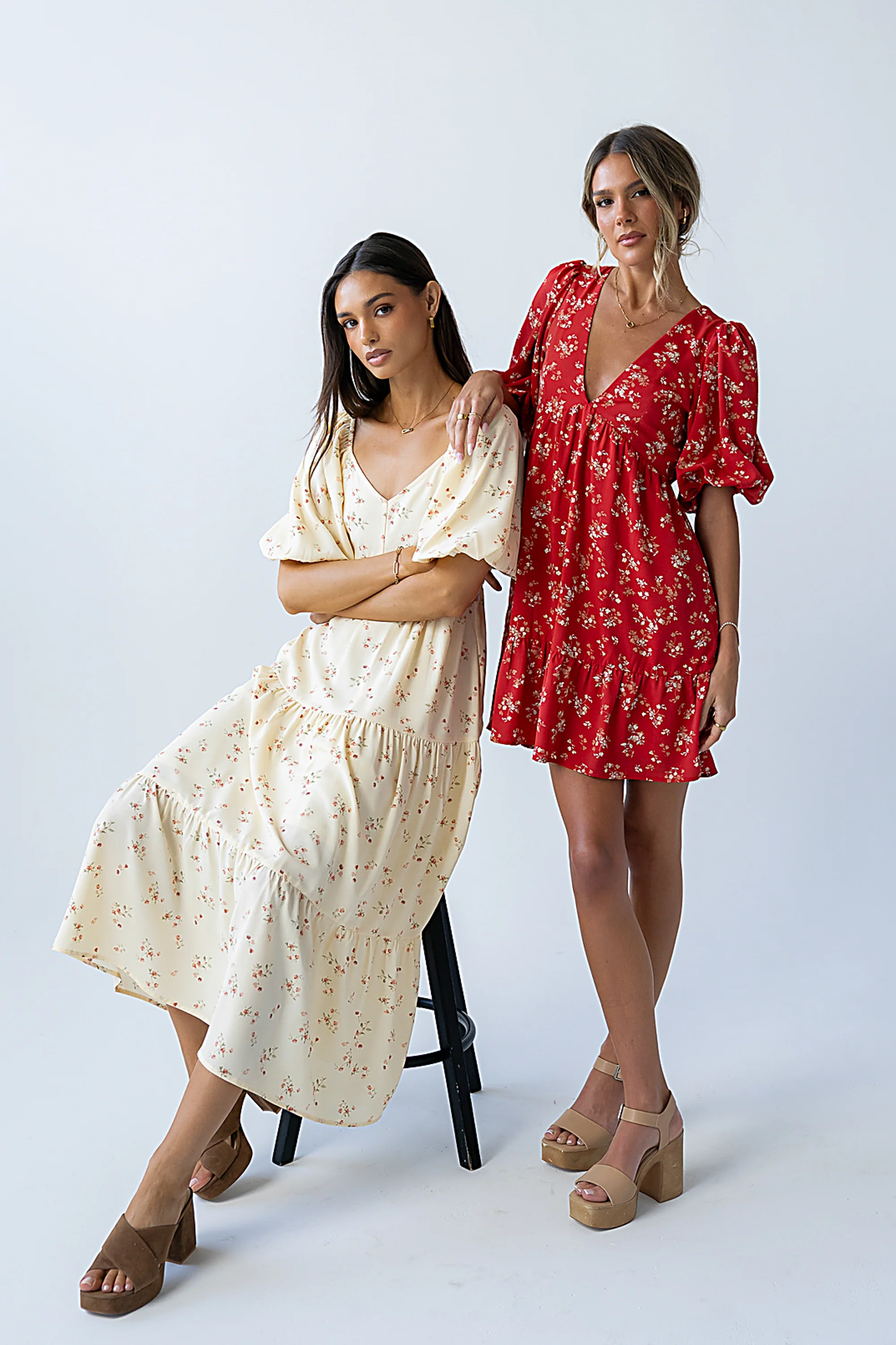 Amy Floral Maxi Dress in Yellow - Image 9