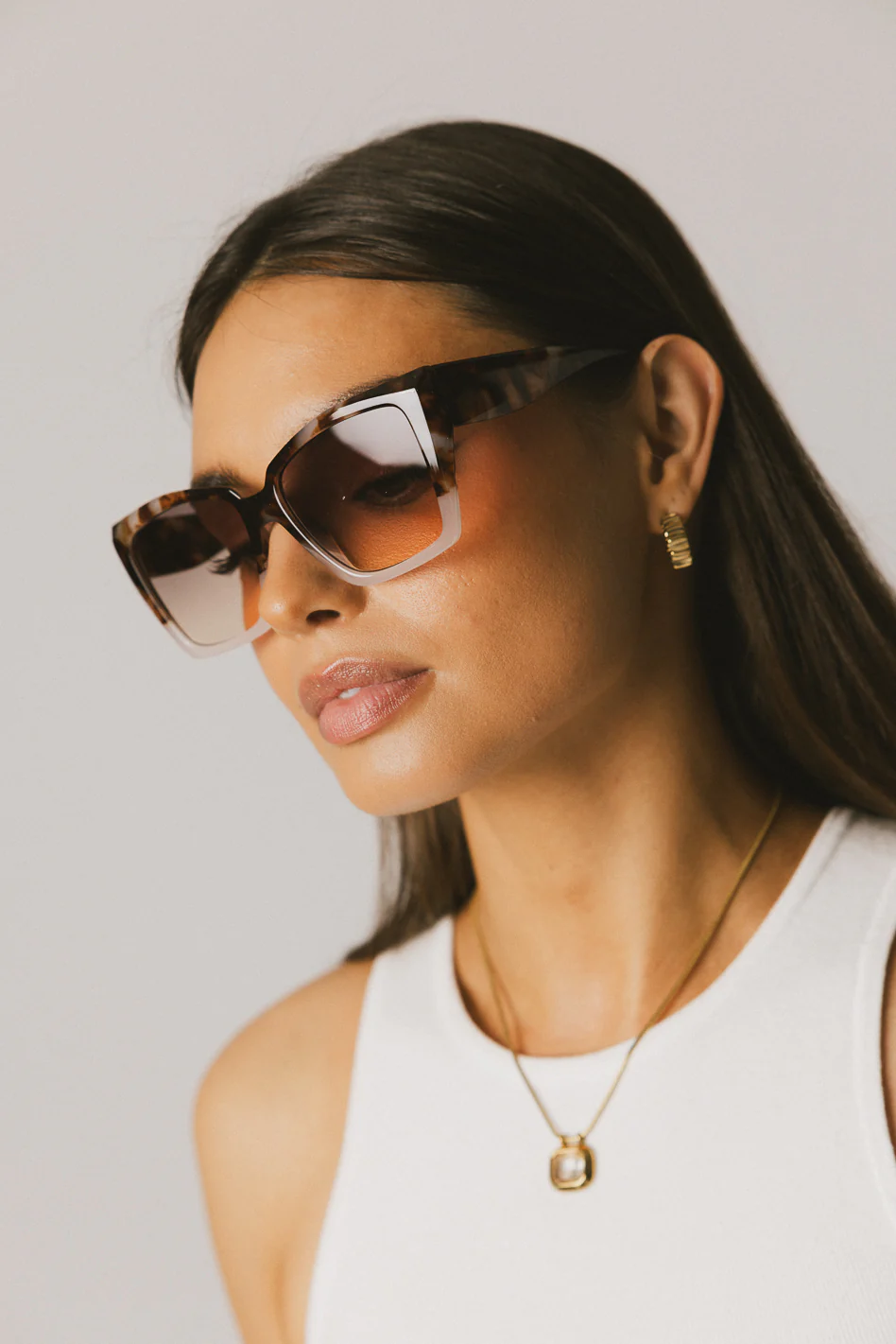 Amy Tortoise Shell Sunglasses - Image 2
