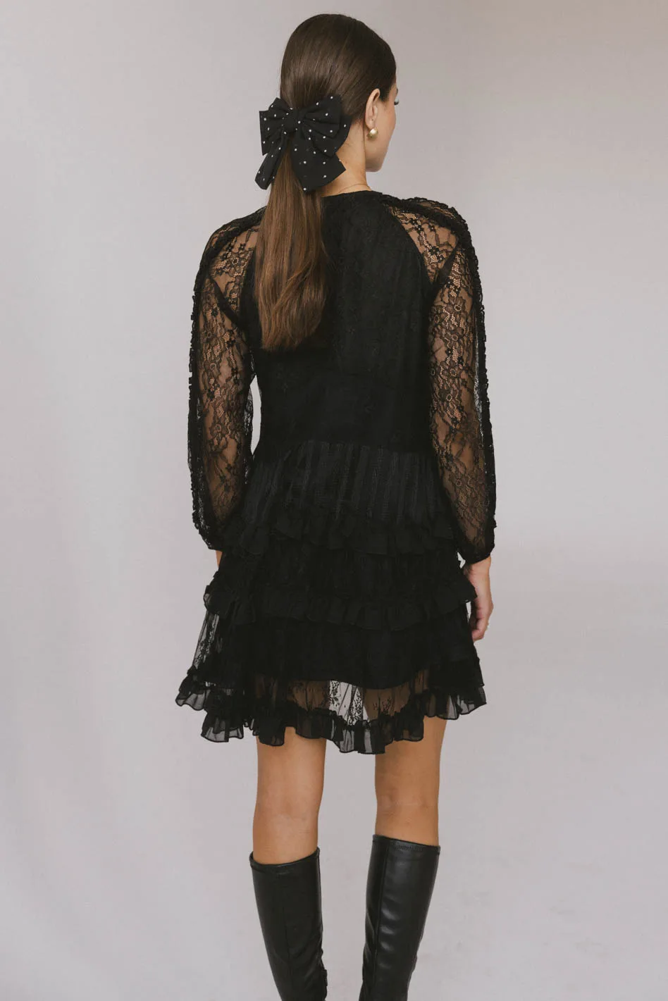 Andee Lace Mini Dress - FINAL SALE - Image 3