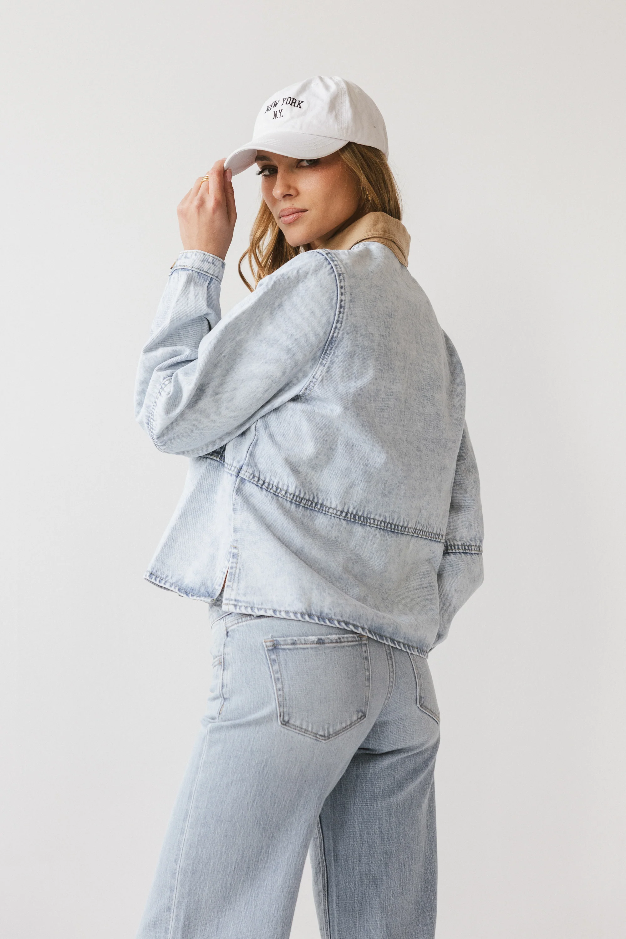 Andy Contrast Denim Jacket - Image 4
