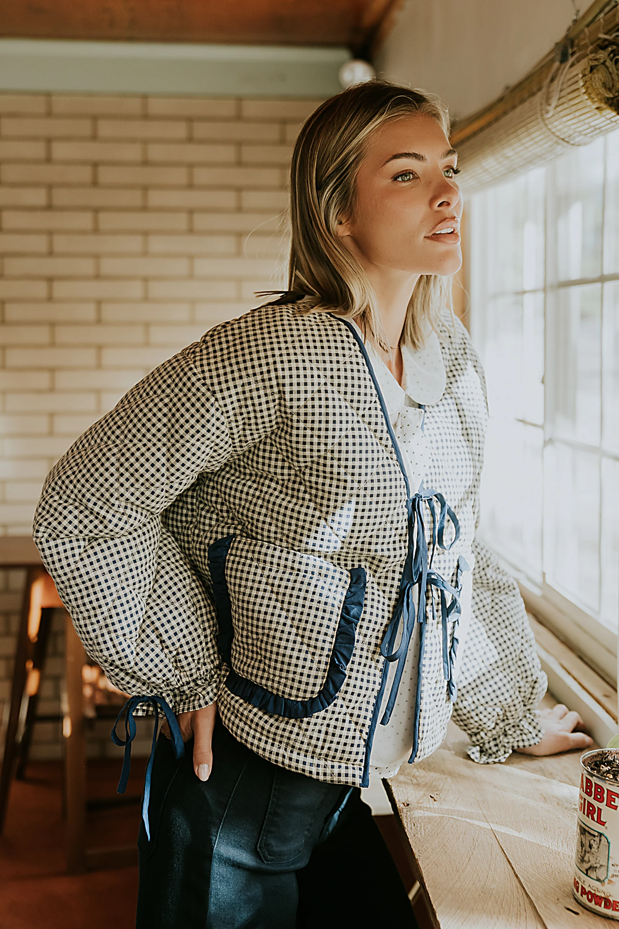 Andy Gingham Jacket - FINAL SALE - Image 4