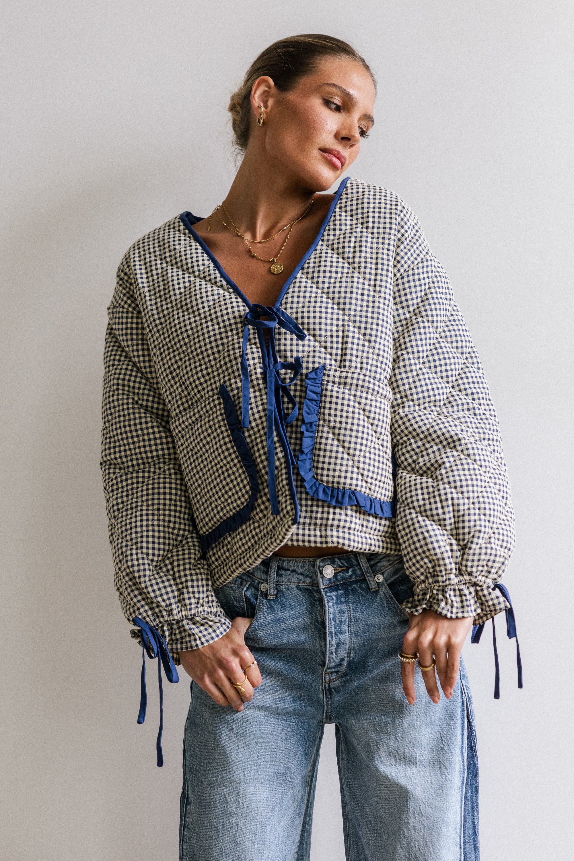 Andy Gingham Jacket - FINAL SALE - Image 8