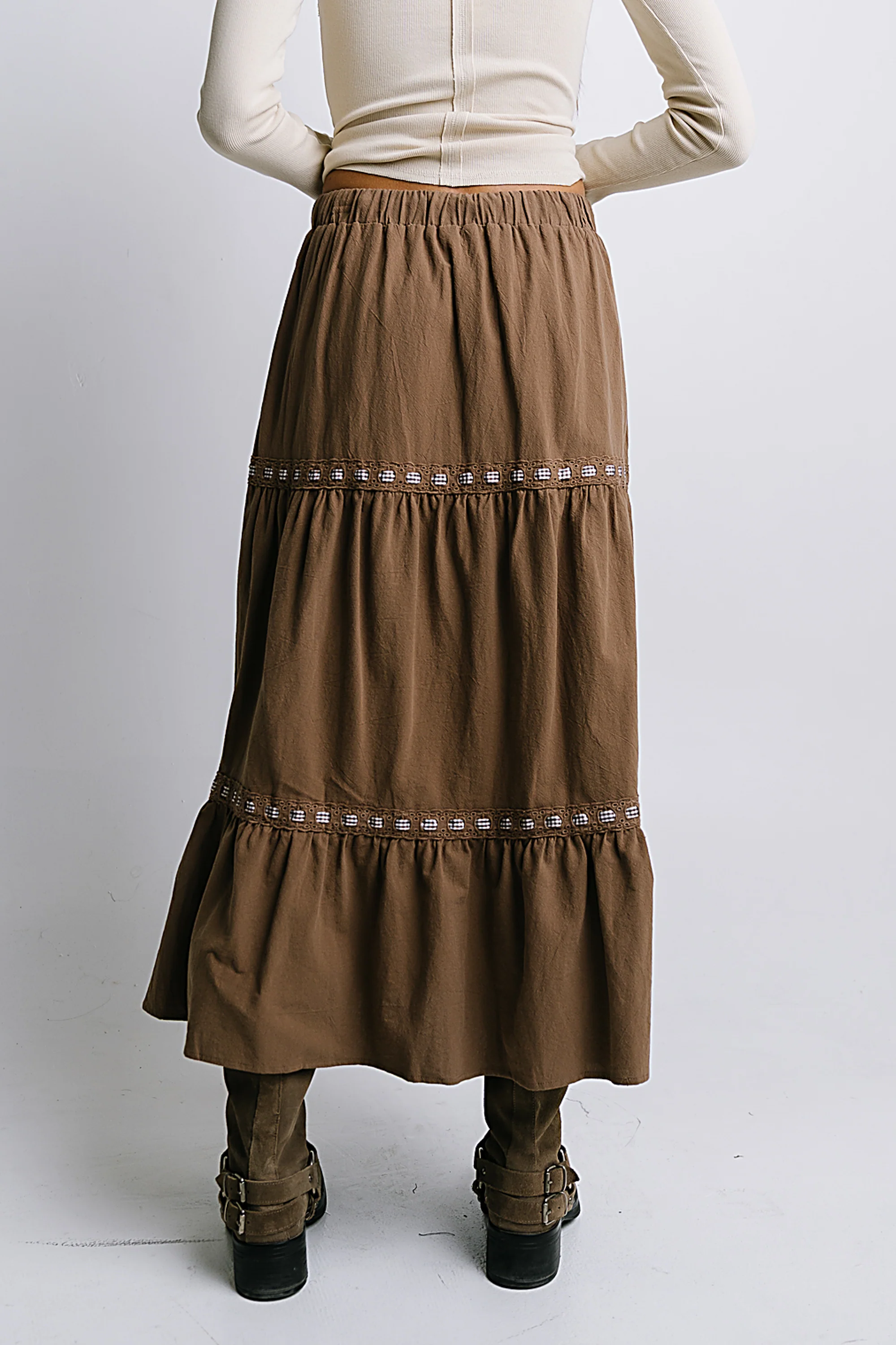 Anika Tiered Maxi Skirt - FINAL SALE - Image 2