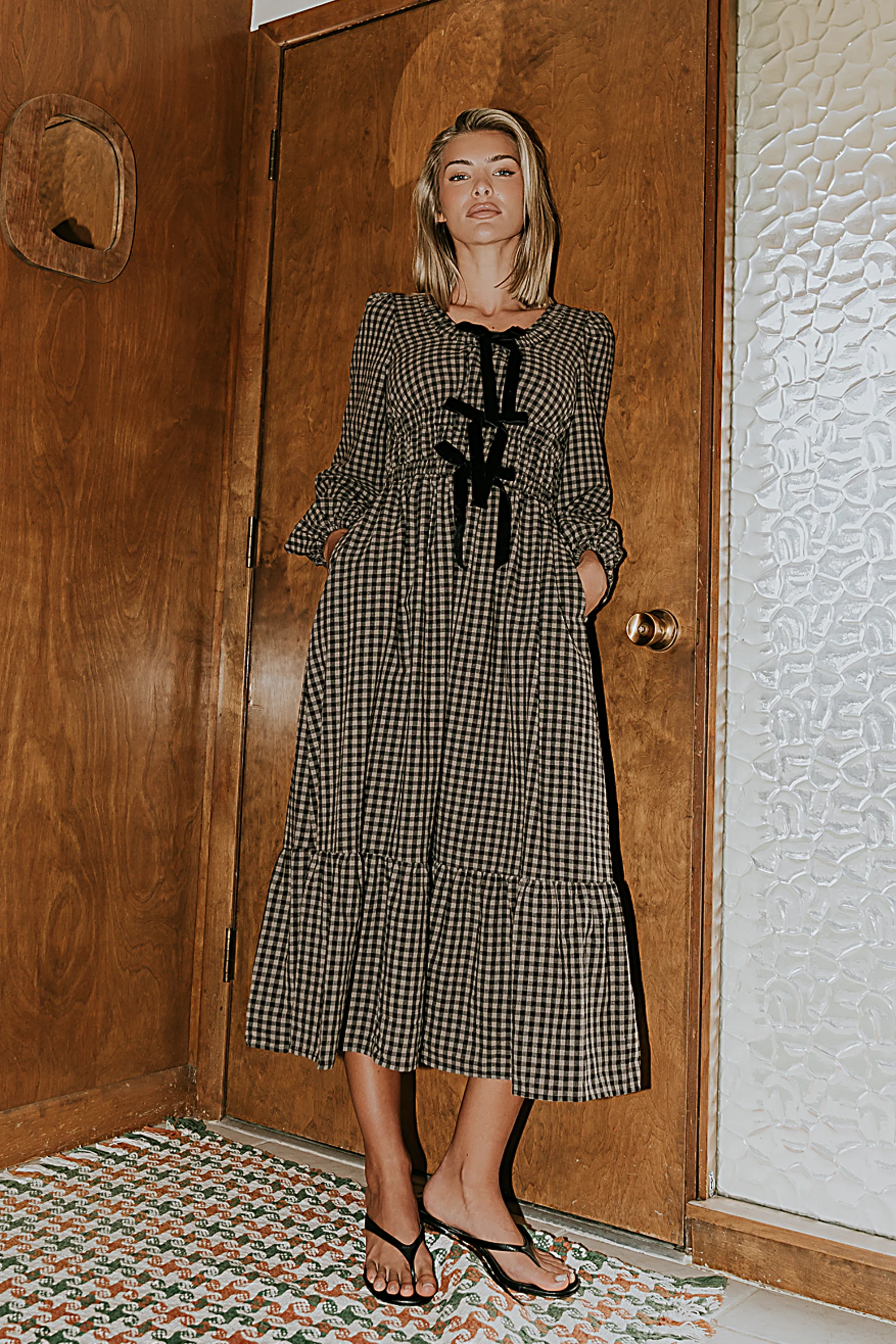 Anista Anne Maxi Dress in Black - Image 3