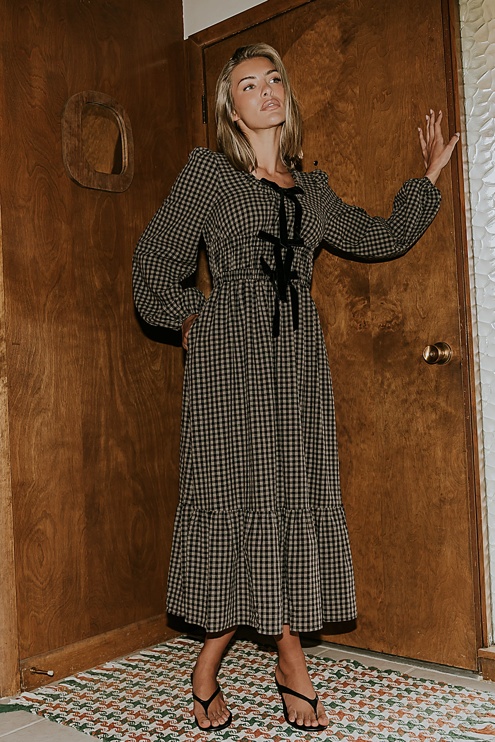 Anista Anne Maxi Dress in Black - Image 8