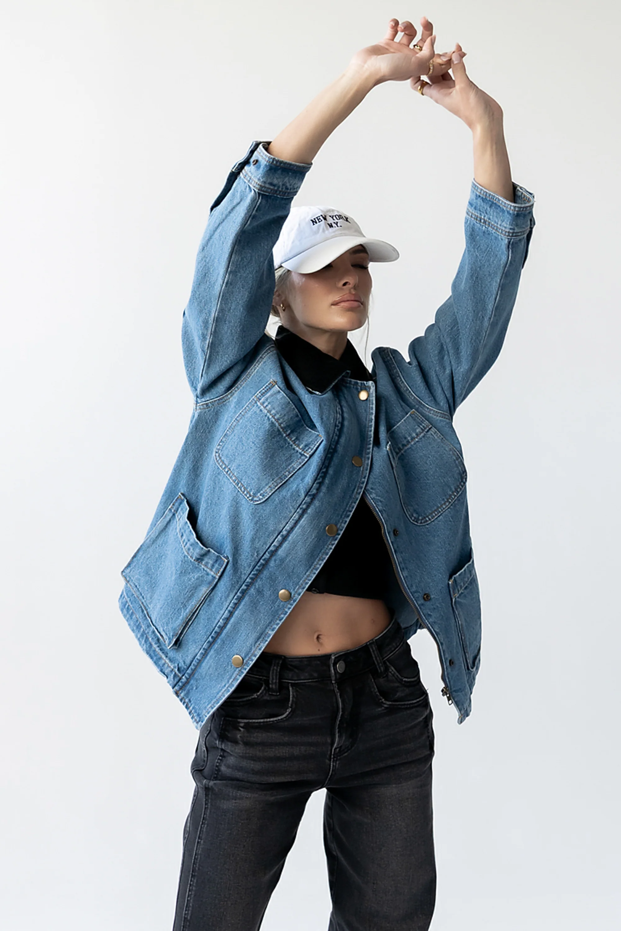 Anista Oversized Utility Jacket - Image 4