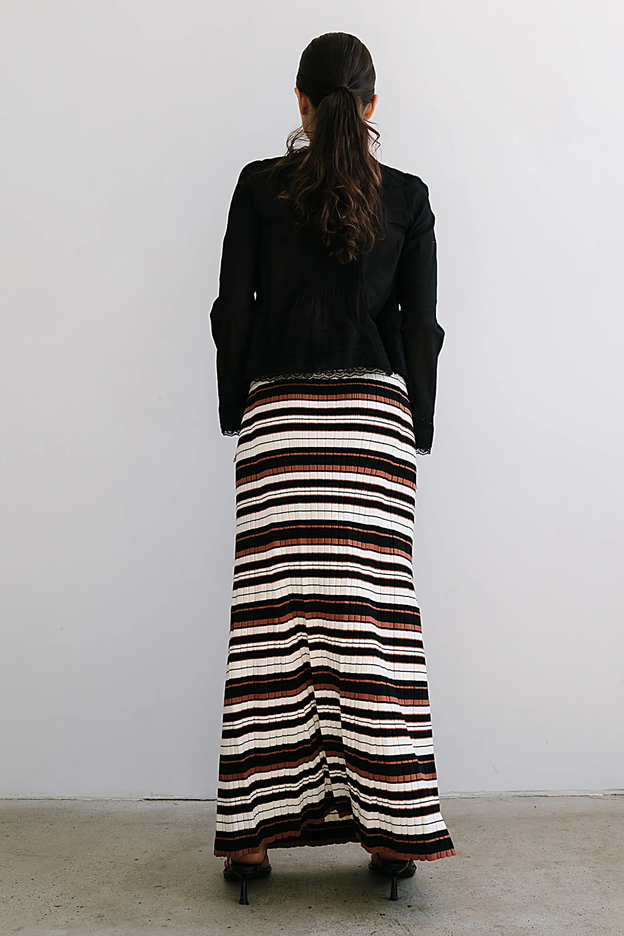 Anne Striped Maxi Skirt - test product - Image 5