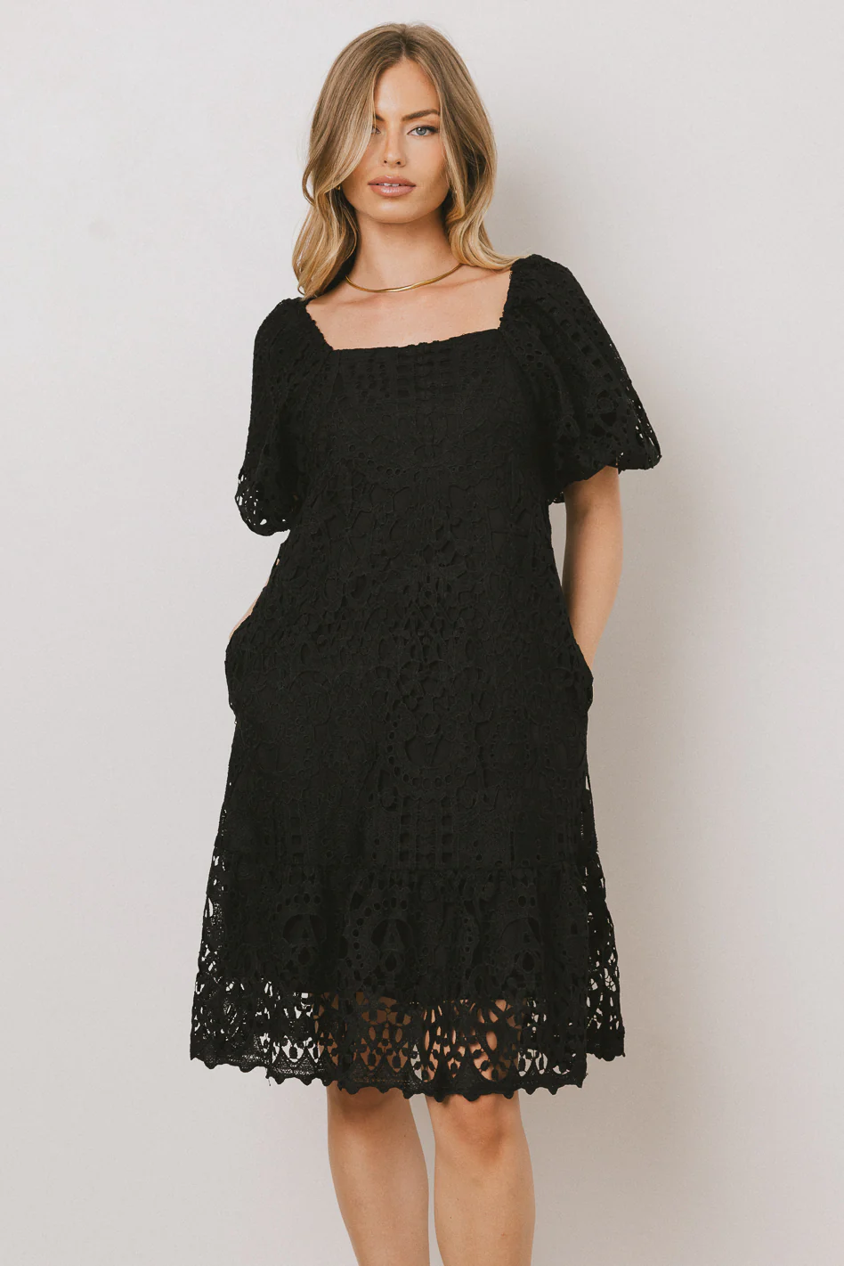 Antoine Eyelet Lace Dress - FINAL SALE - Image 4