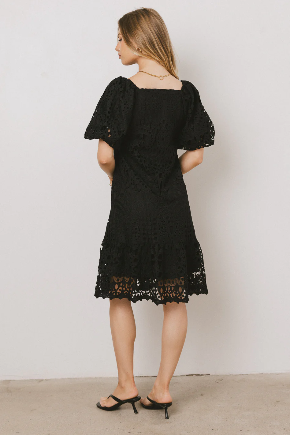 Antoine Eyelet Lace Dress - FINAL SALE - Image 5