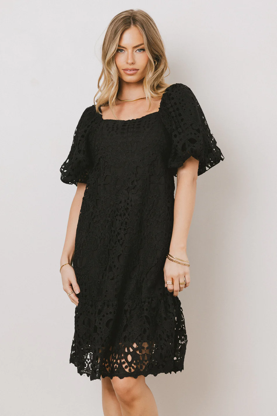 Antoine Eyelet Lace Dress - FINAL SALE - Image 6