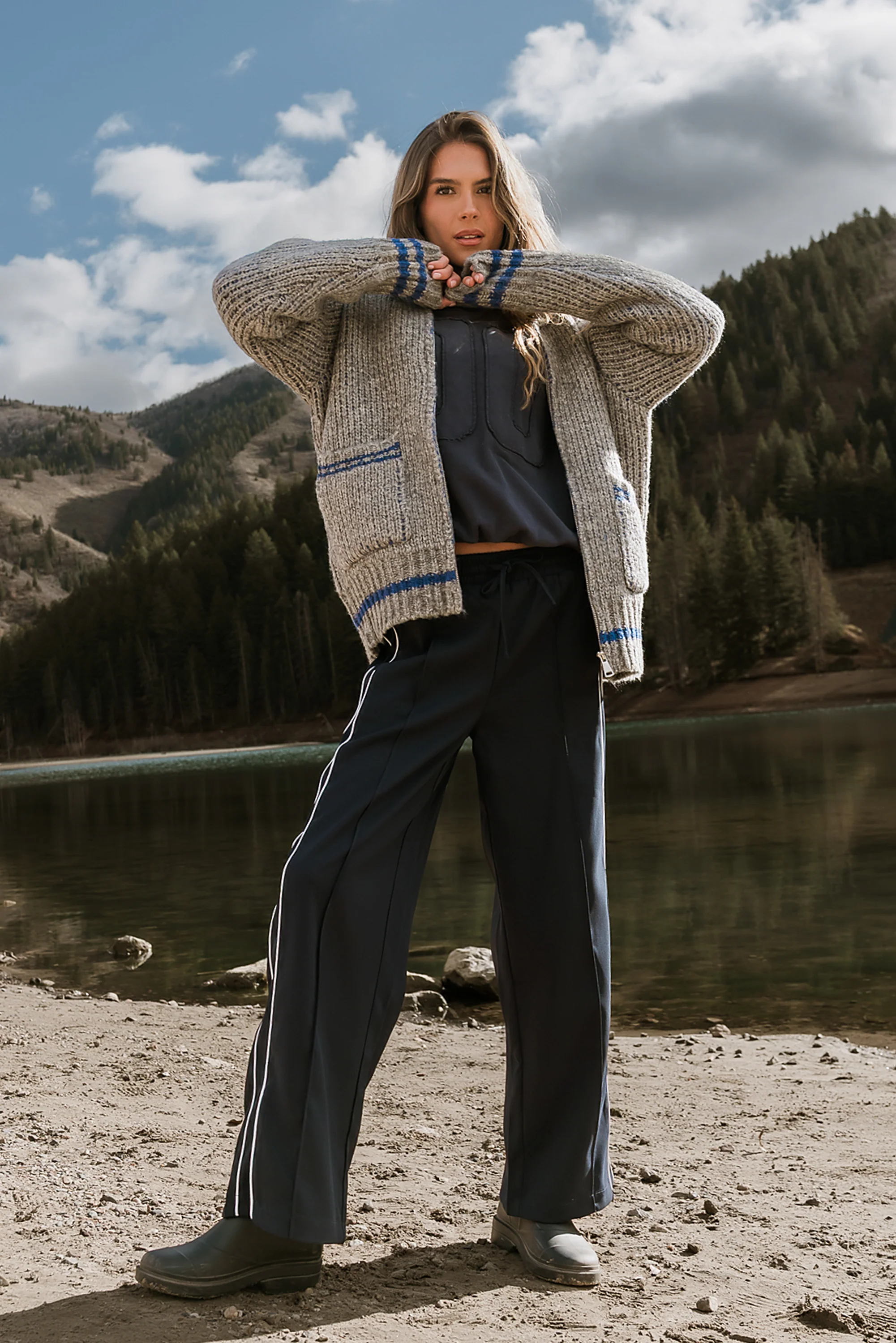 Apres Oversized Knit Jacket- FINAL SALE - Image 2