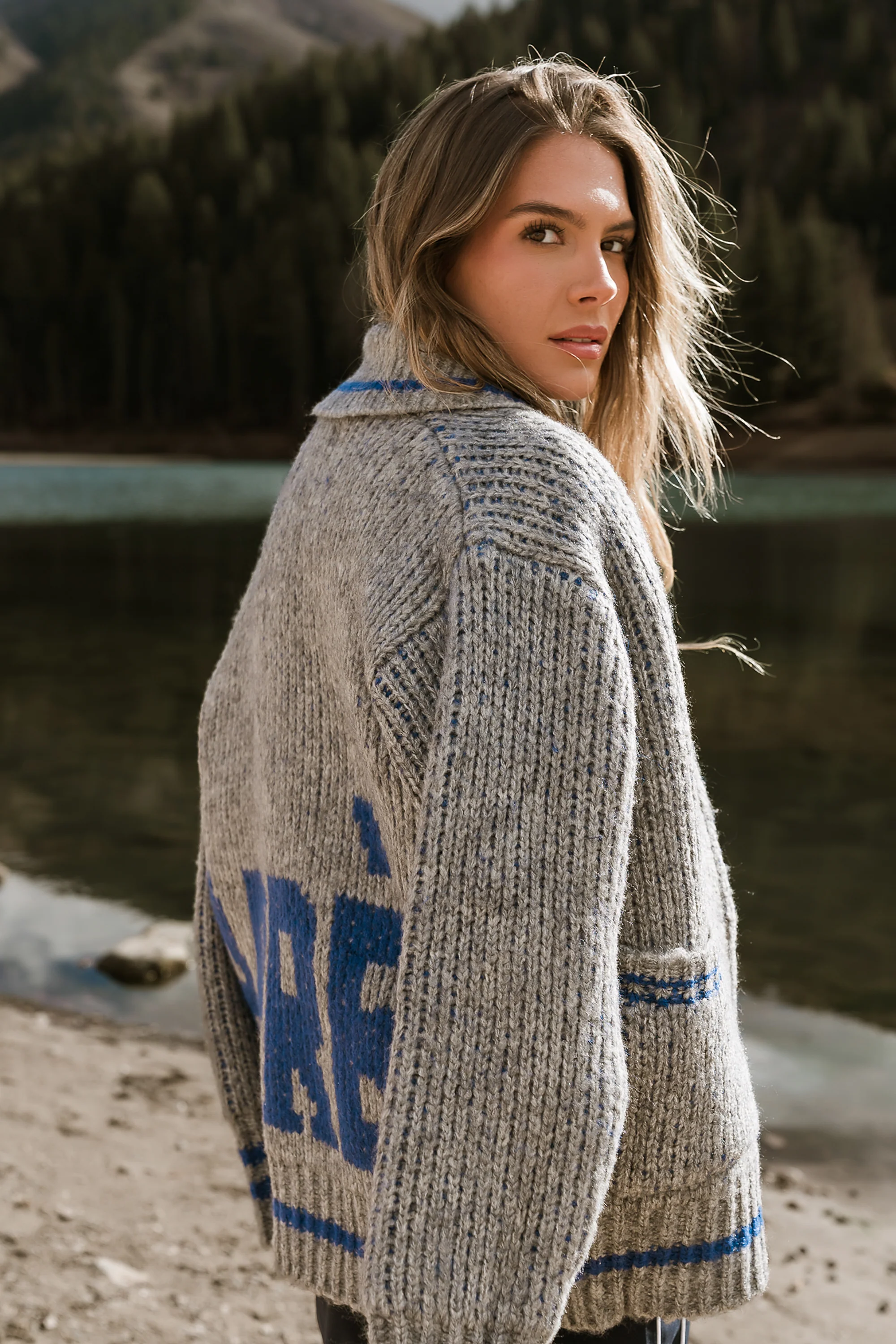 Apres Oversized Knit Jacket- FINAL SALE - Image 3
