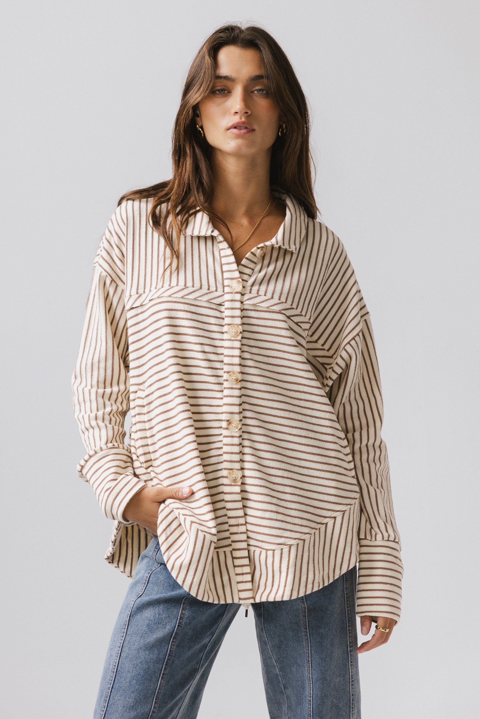 Ares Striped Button Up - Image 3