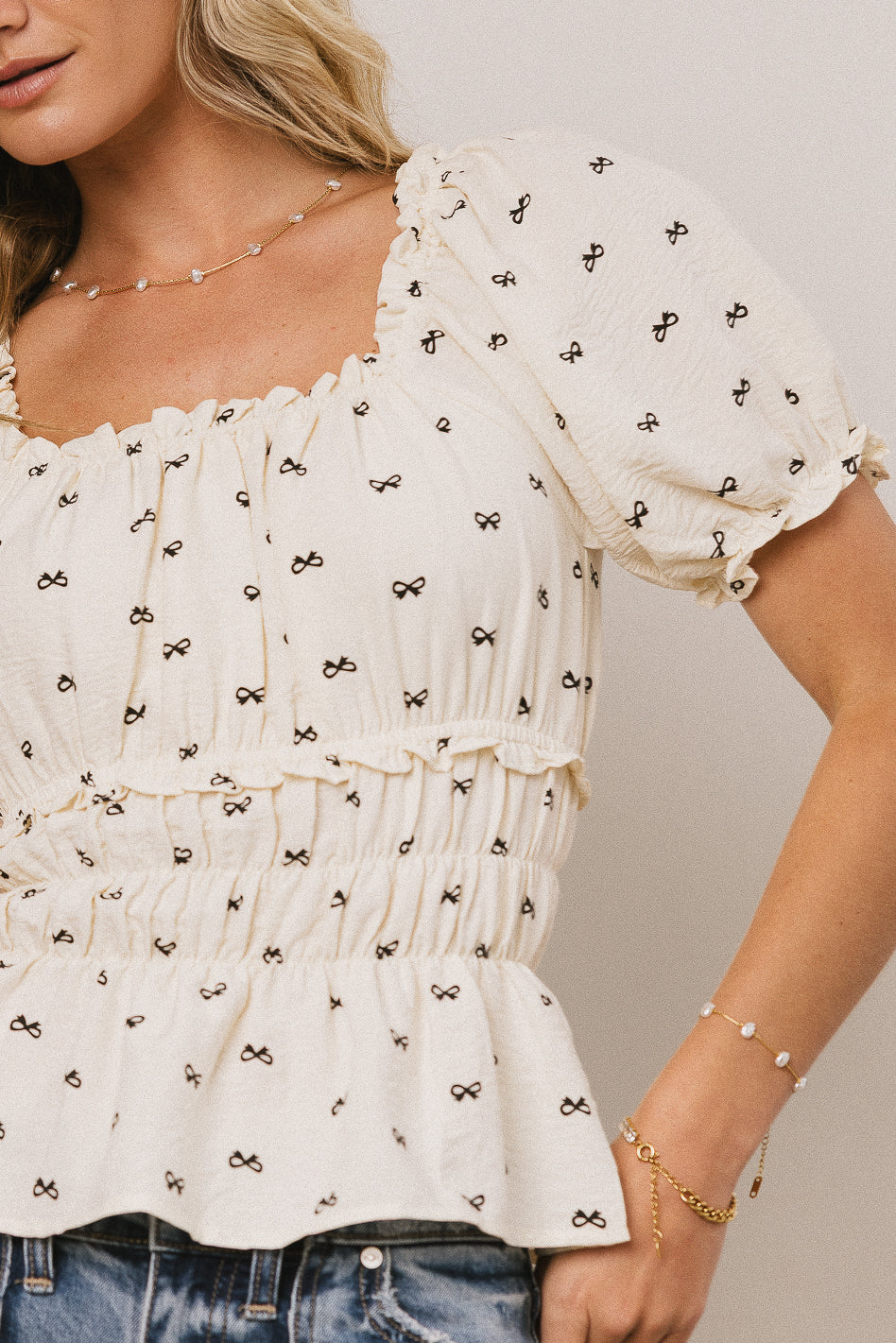 Aris Bow Blouse - FINAL SALE - Image 2