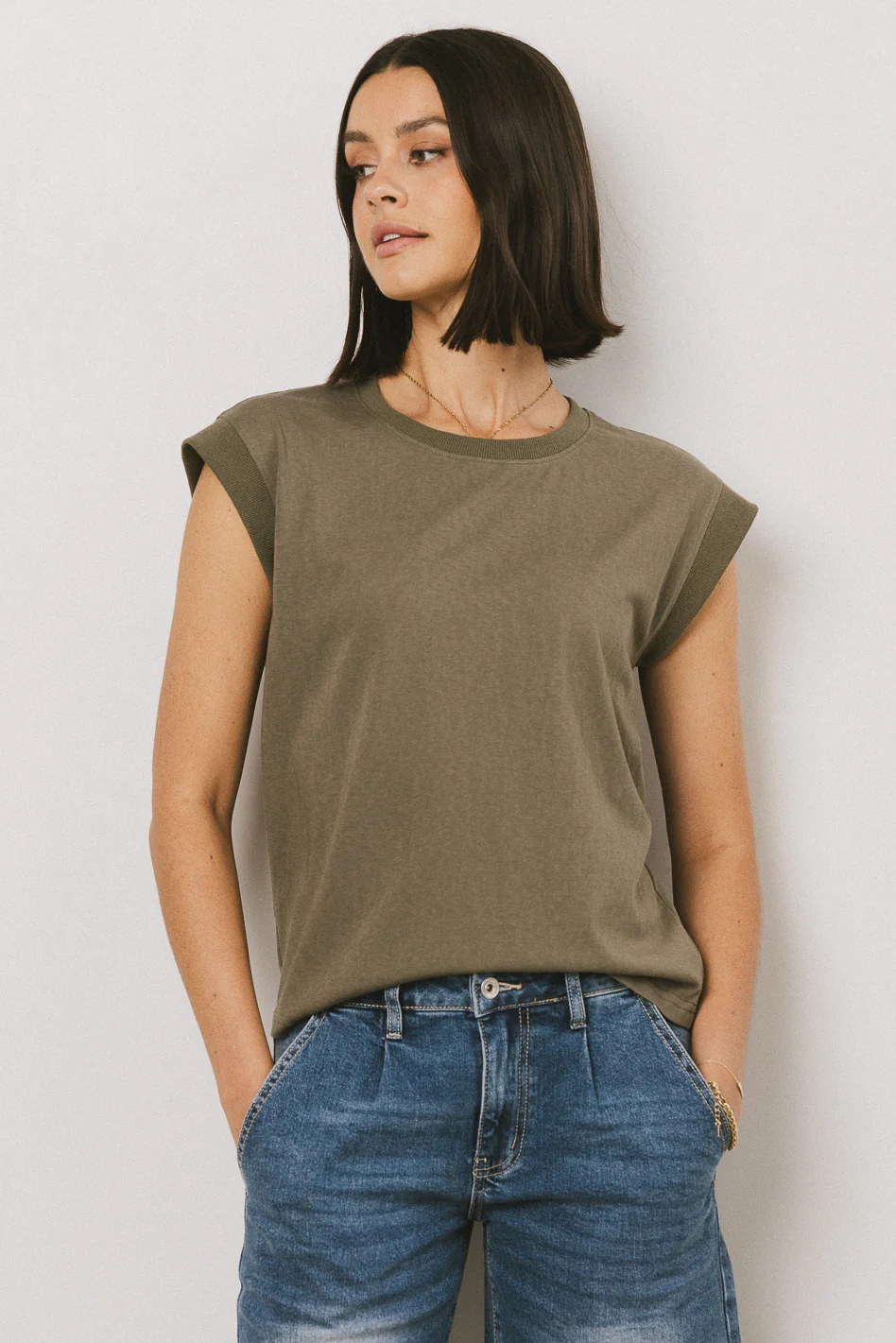 Arlo Top in Olive - FINAL SALE - Image 5