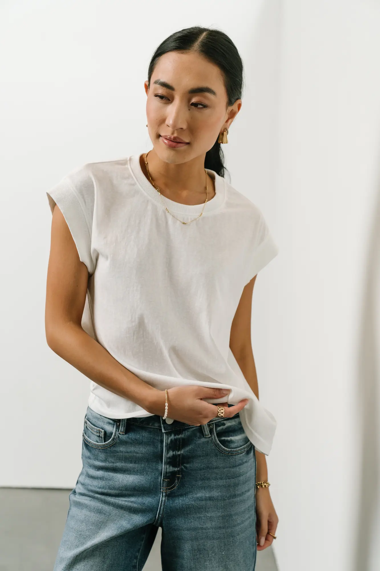 Arlo Top in White - FINAL SALE - Image 7