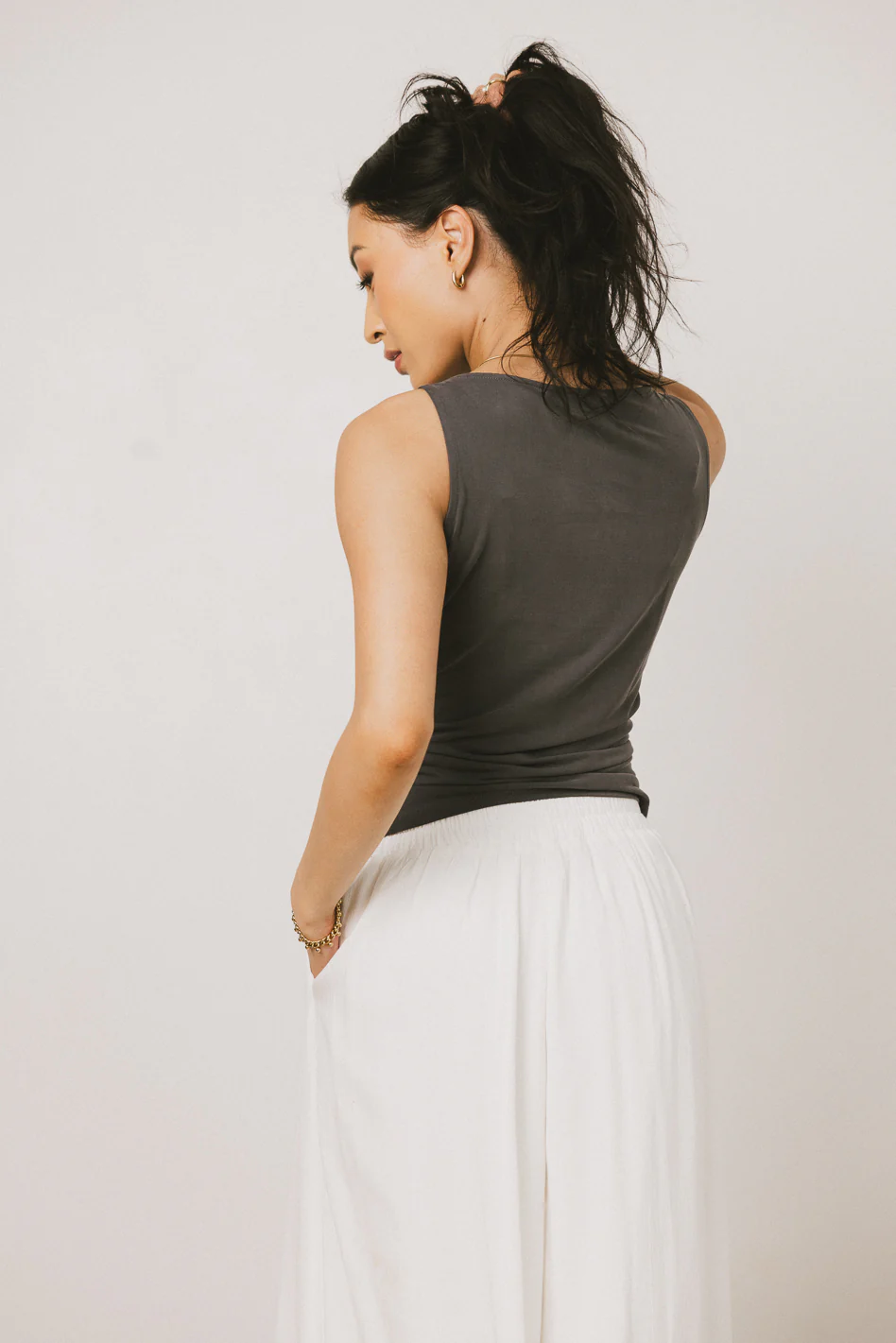 Asa Ruched Tank Top - FINAL SALE - Image 4