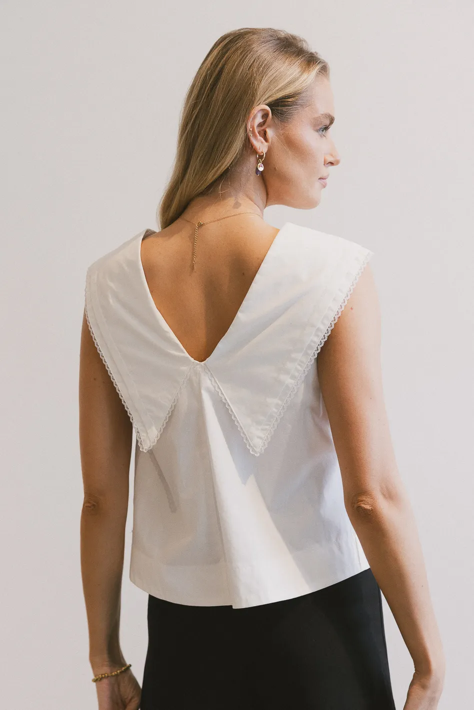 Asher Collared Blouse - FINAL SALE - Image 2