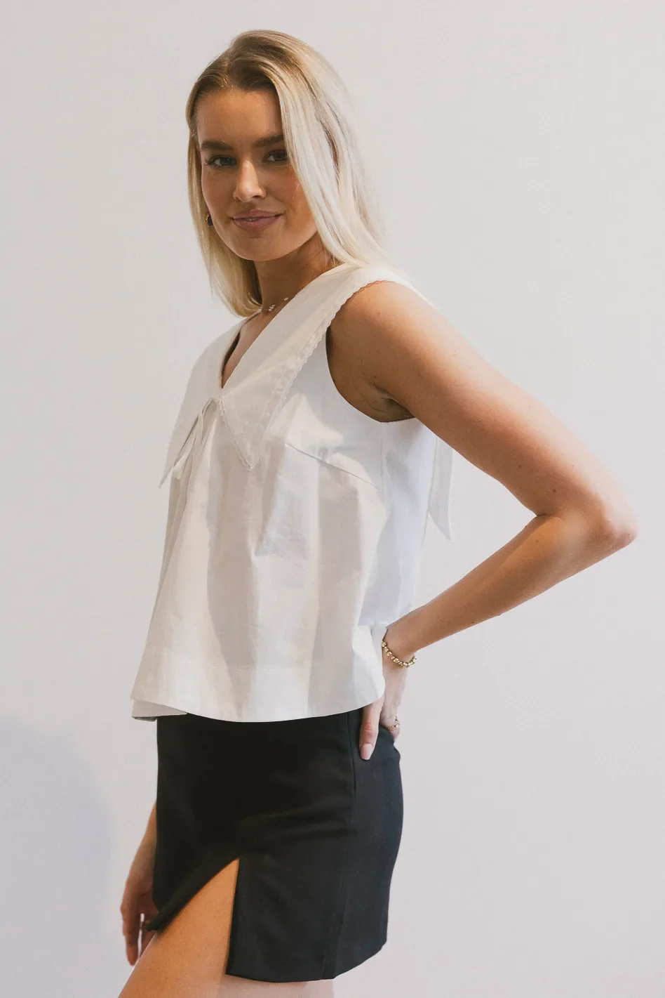 Asher Collared Blouse - FINAL SALE - Image 5