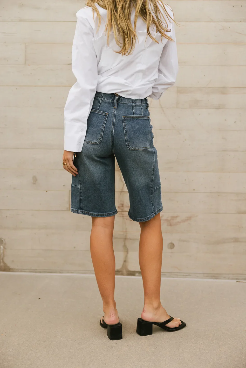 Ashtyn Denim Bermudas - FINAL SALE - Image 4