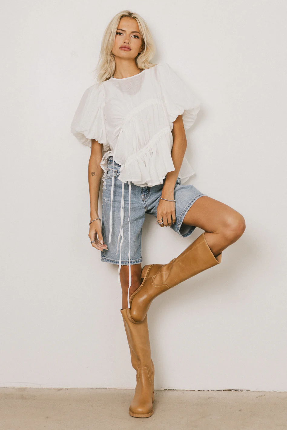 Aspen Sheer Blouse - FINAL SALE - Image 2