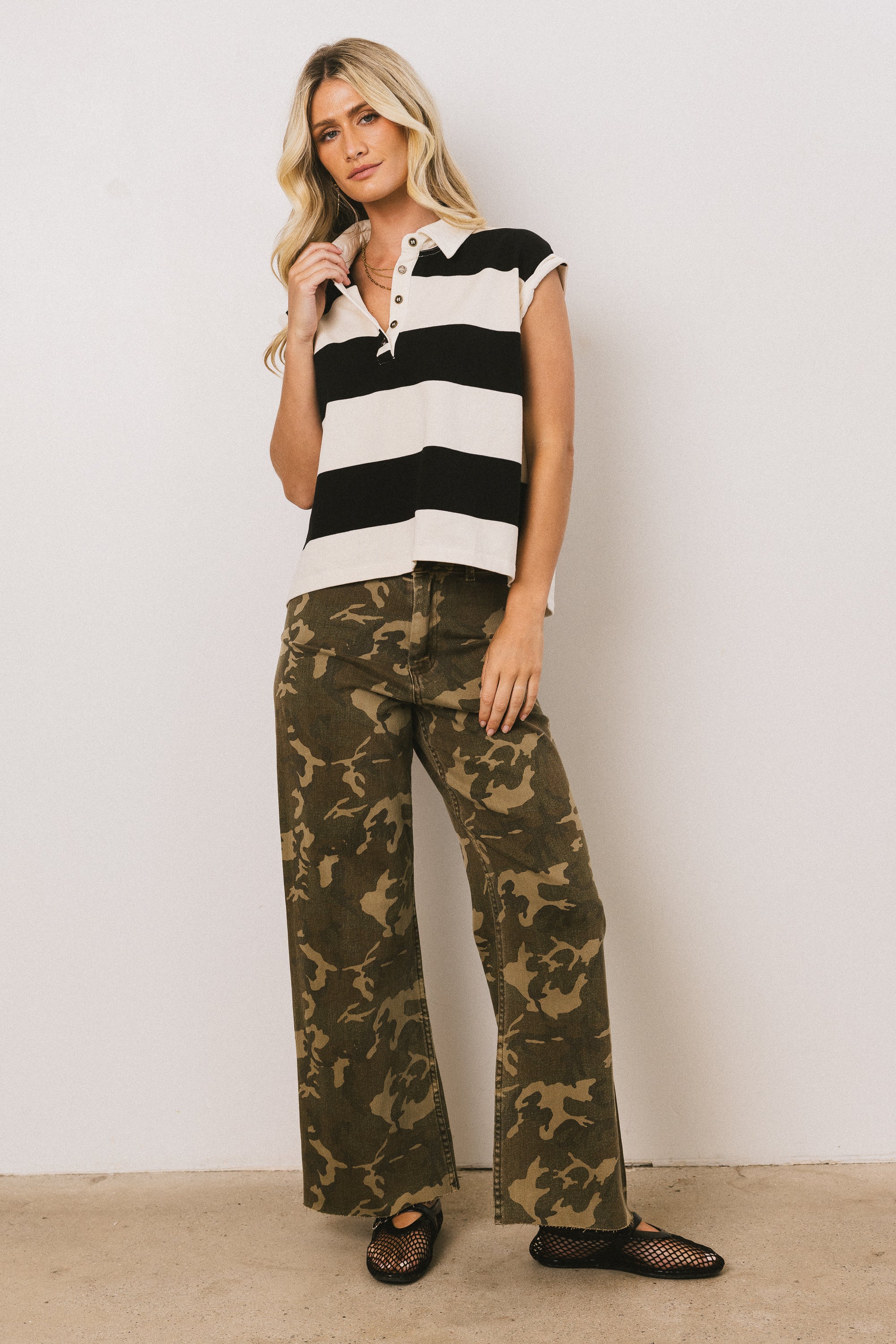 Atlas Camo Wide-Leg Jeans - FINAL SALE - Image 2