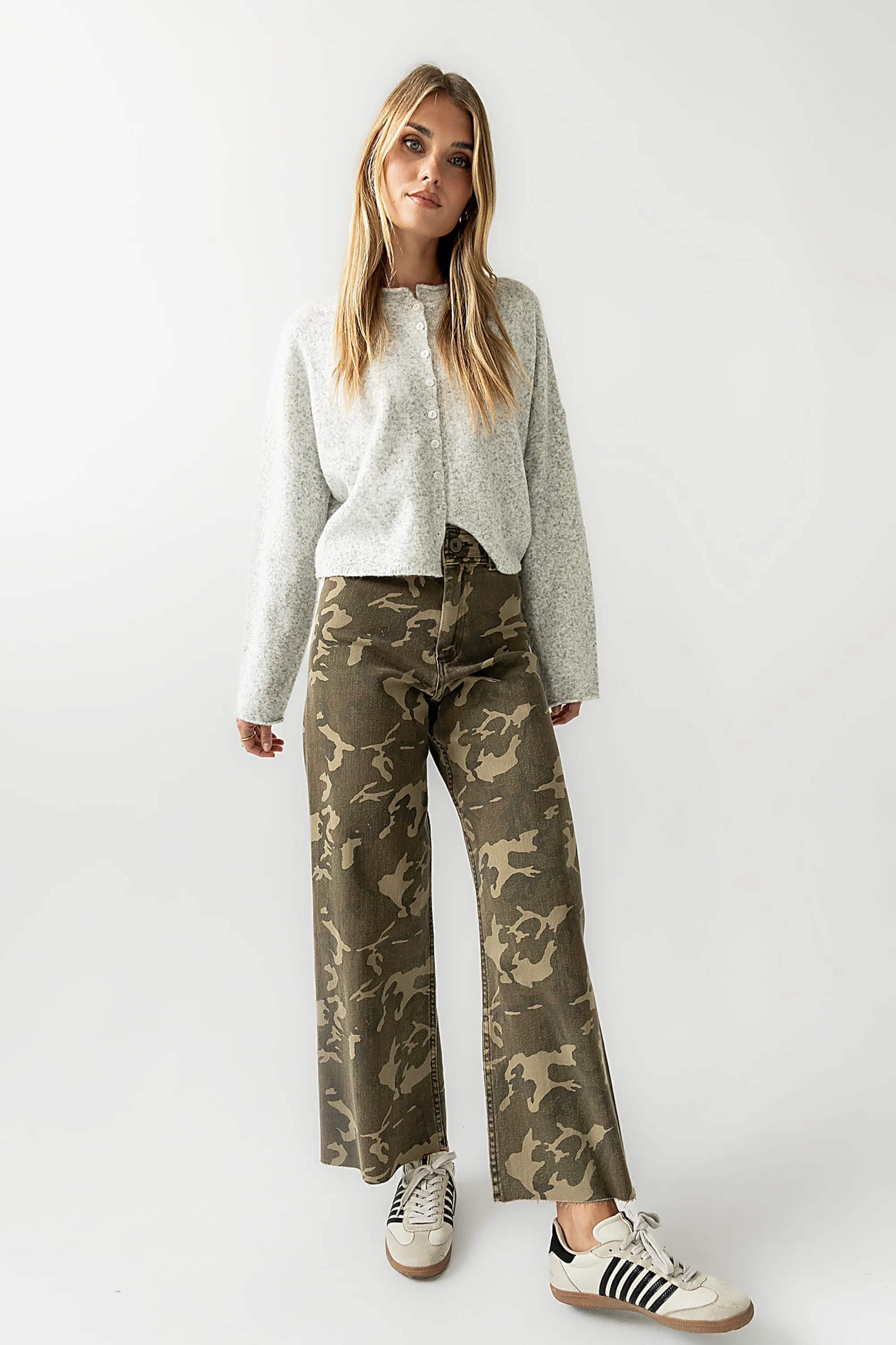 Atlas Camo Wide-Leg Jeans - FINAL SALE - Image 9