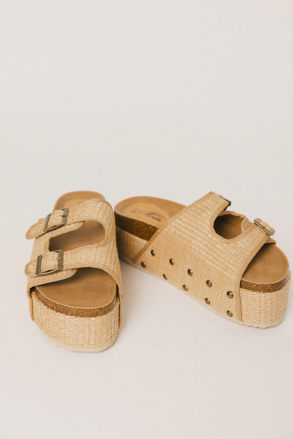 Aurora Woven Platform Sandals - FINAL SALE - Image 2